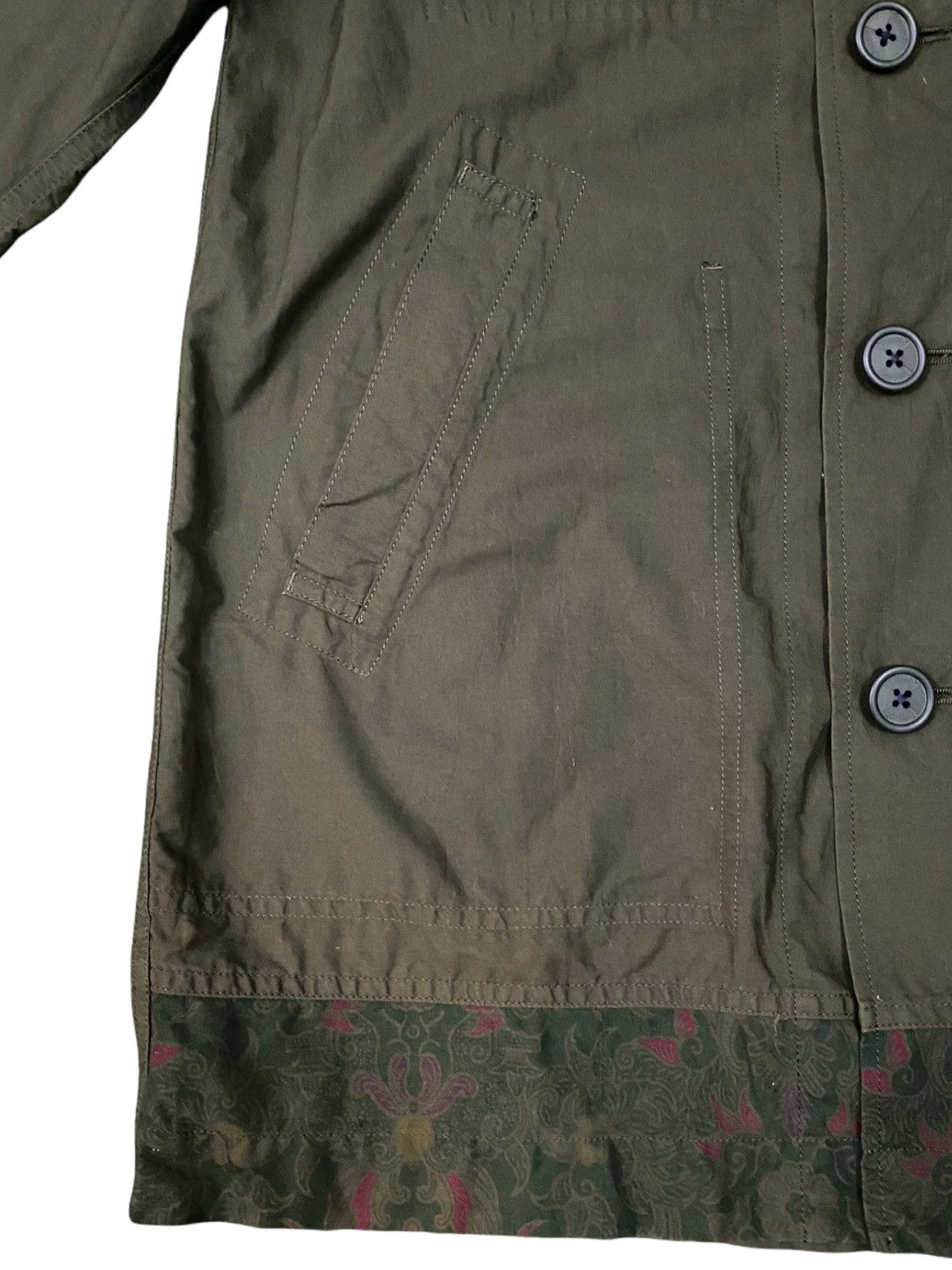 Final Home Final Home Cotton Coverall Green Military Jacket Size US XS / EU 42 / 0 - 11 Thumbnail