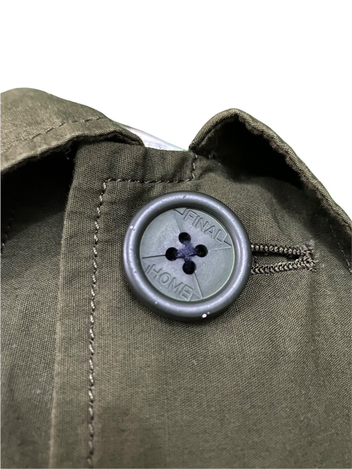 Final Home Final Home Cotton Coverall Green Military Jacket Size US XS / EU 42 / 0 - 13 Thumbnail