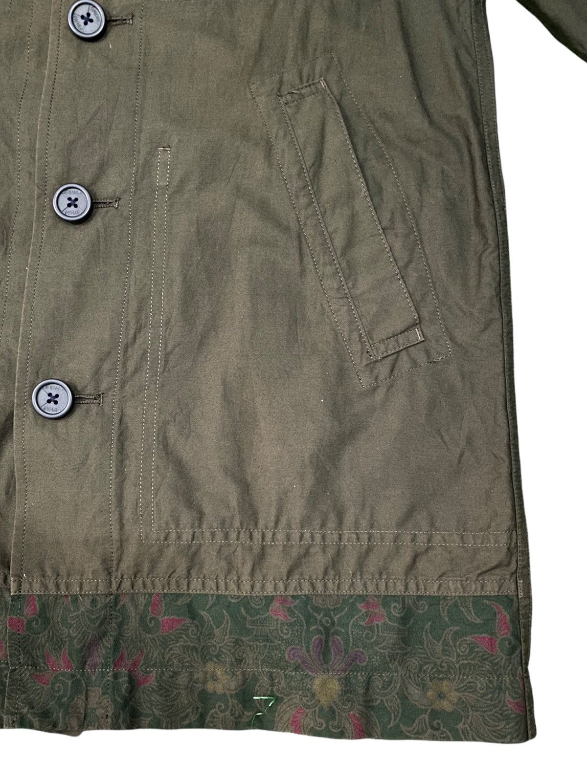 Final Home Final Home Cotton Coverall Green Military Jacket Size US XS / EU 42 / 0 - 10 Thumbnail