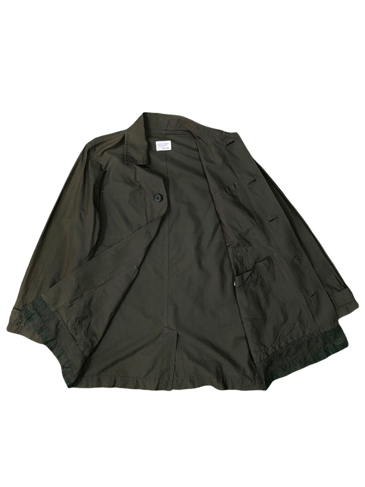 Final Home Final Home Cotton Coverall Green Military Jacket Size US XS / EU 42 / 0 - 4 Thumbnail