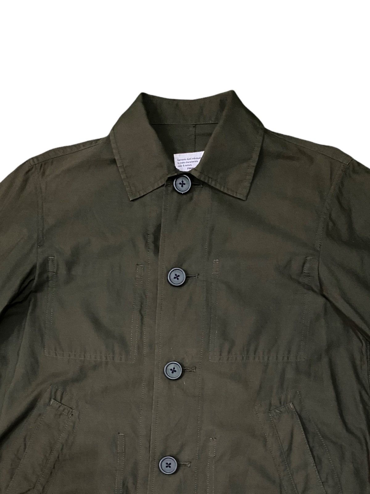 Final Home Final Home Cotton Coverall Green Military Jacket Size US XS / EU 42 / 0 - 7 Thumbnail