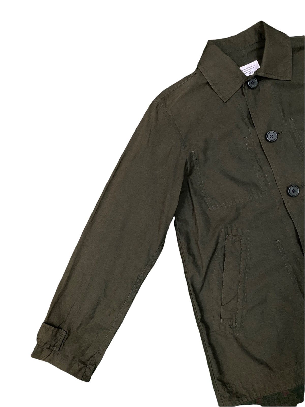 Final Home Final Home Cotton Coverall Green Military Jacket Size US XS / EU 42 / 0 - 5 Thumbnail