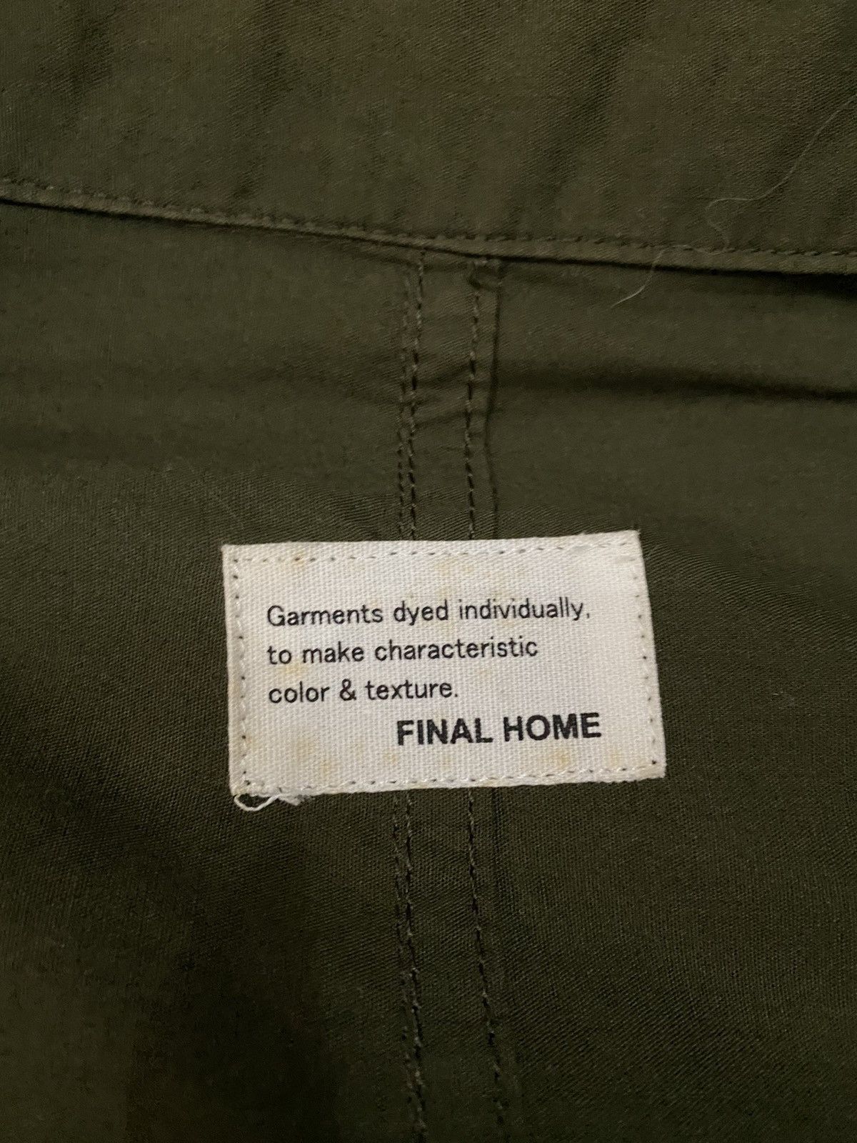 Final Home Final Home Cotton Coverall Green Military Jacket Size US XS / EU 42 / 0 - 14 Thumbnail