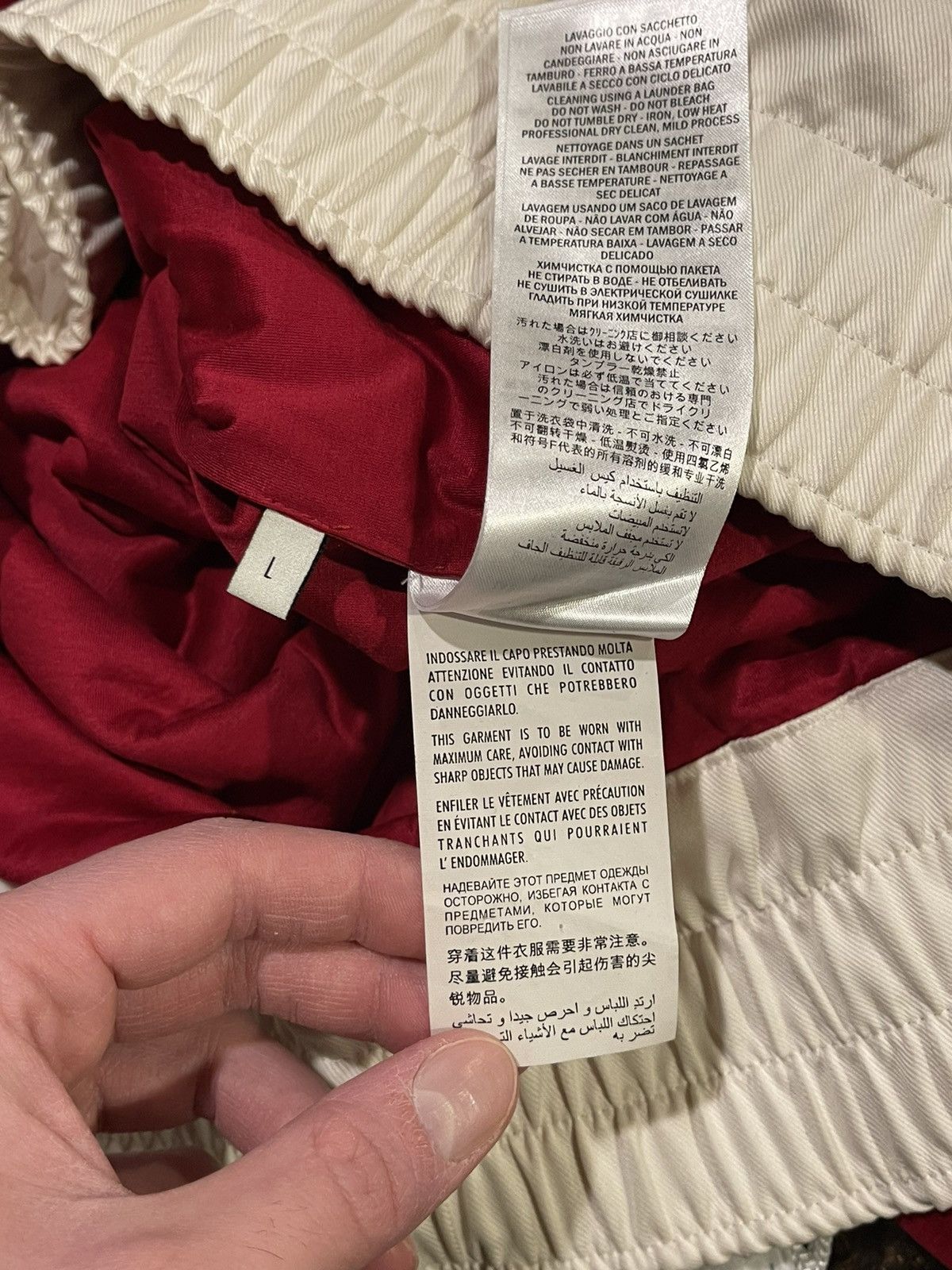 Gucci Gucci X Alessandro Michele Embroidered Dragon Red Hoodie Size US L / EU 52-54 / 3 - 18 Thumbnail