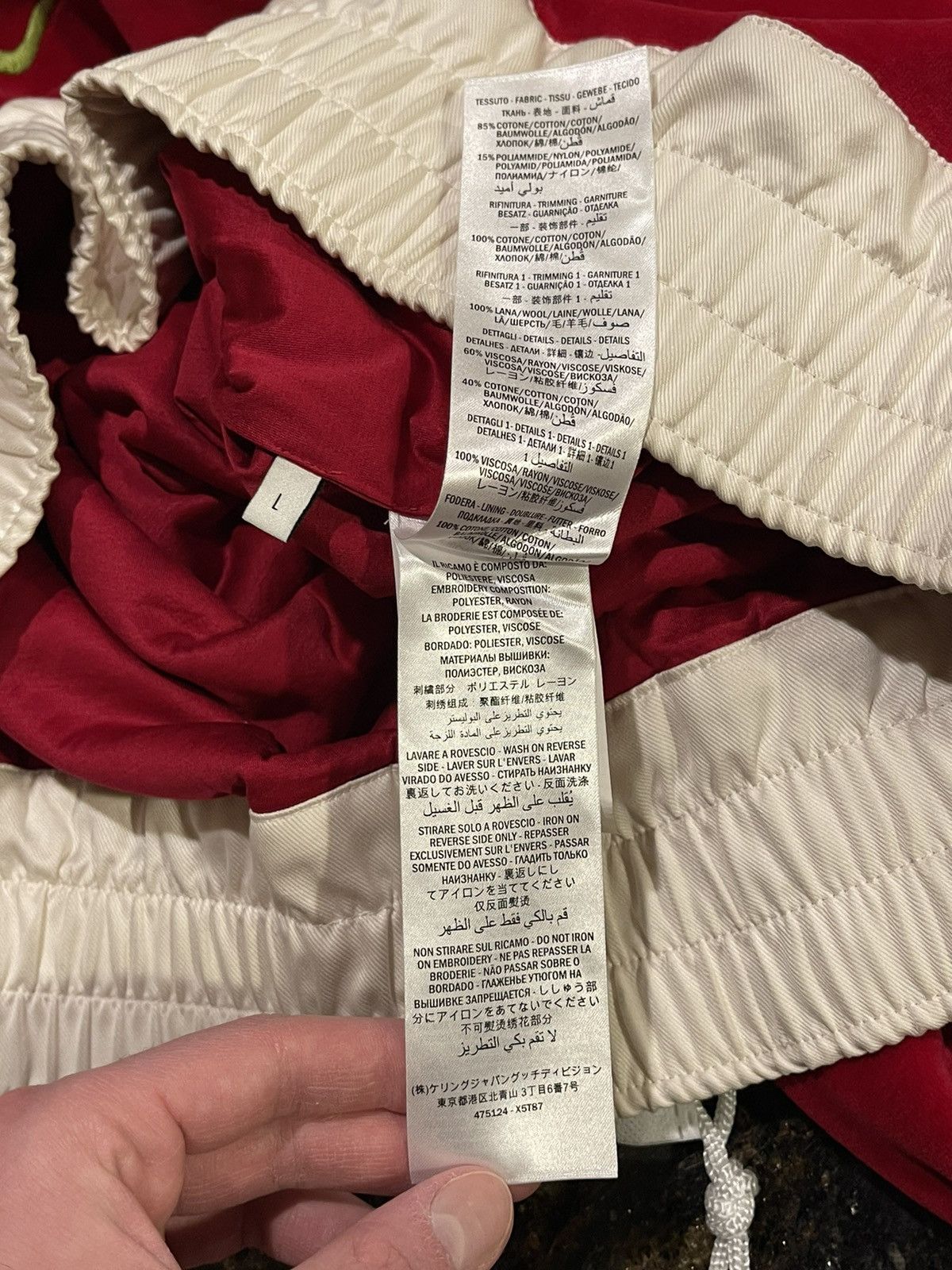 Gucci Gucci X Alessandro Michele Embroidered Dragon Red Hoodie Size US L / EU 52-54 / 3 - 17 Thumbnail