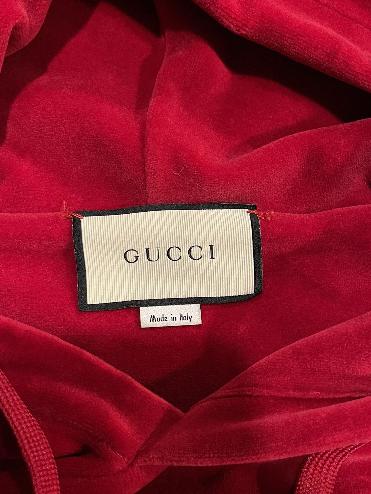 Gucci Gucci X Alessandro Michele Embroidered Dragon Red Hoodie Size US L / EU 52-54 / 3 - 15 Thumbnail