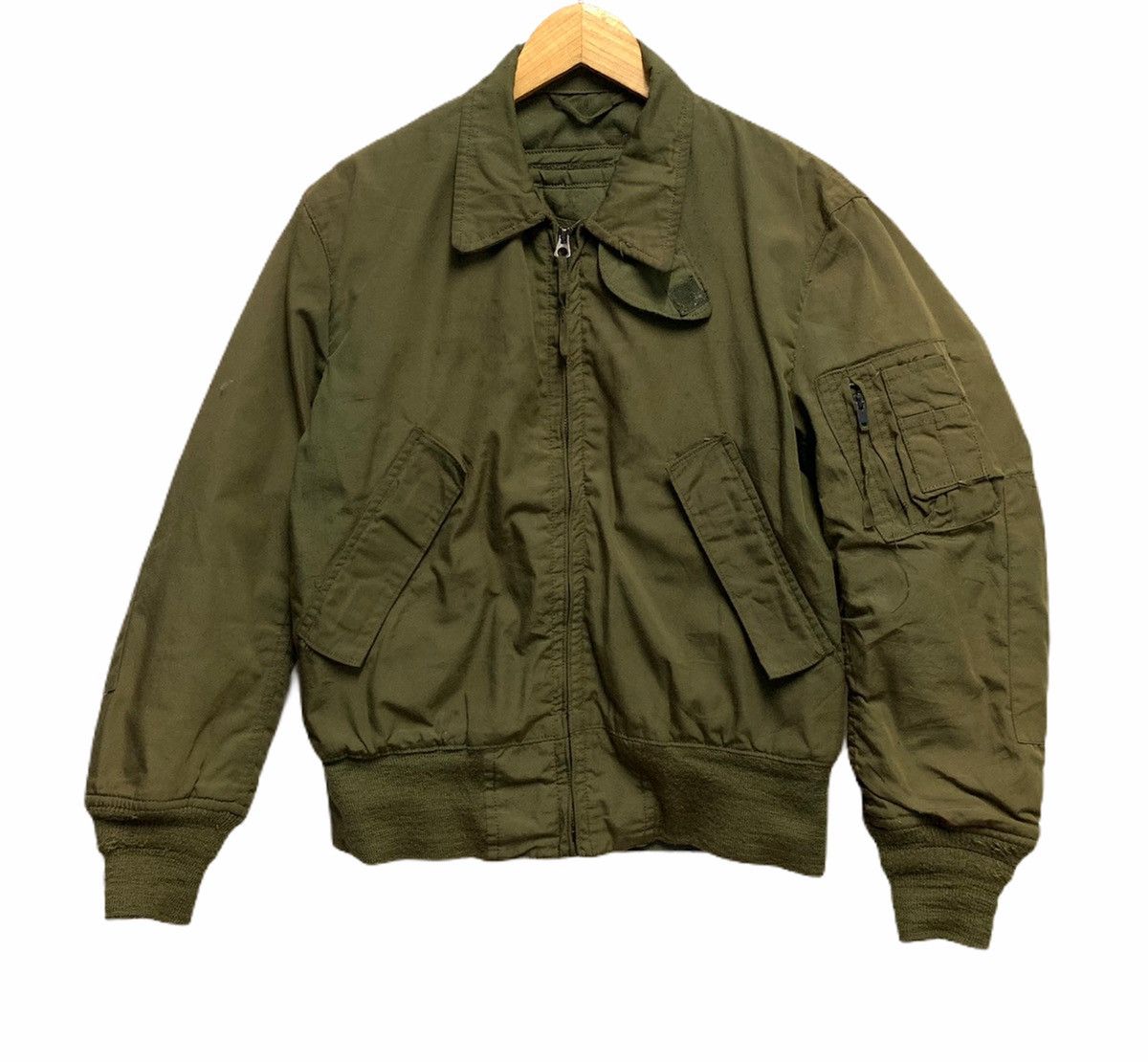Buzz Rickson's × Vintage 🔥 Vintage 80s Military Bomber Jacket Size US S / EU 44-46 / 1 - 1 Thumbnail