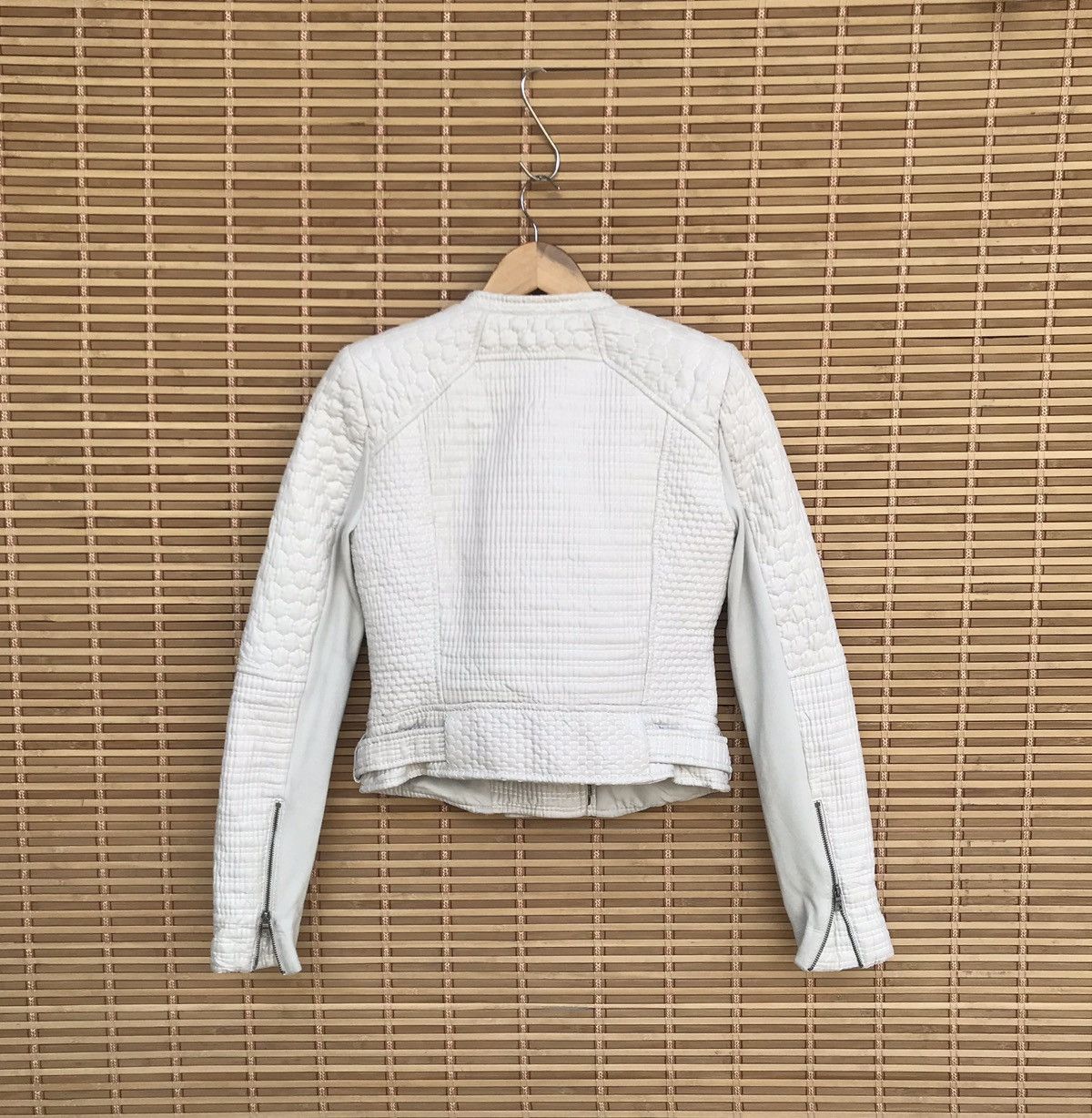 Bcbgmaxazria BCBG bikers asymmetrical quilted women jacket zipper XS Size ONE SIZE - 10 Thumbnail