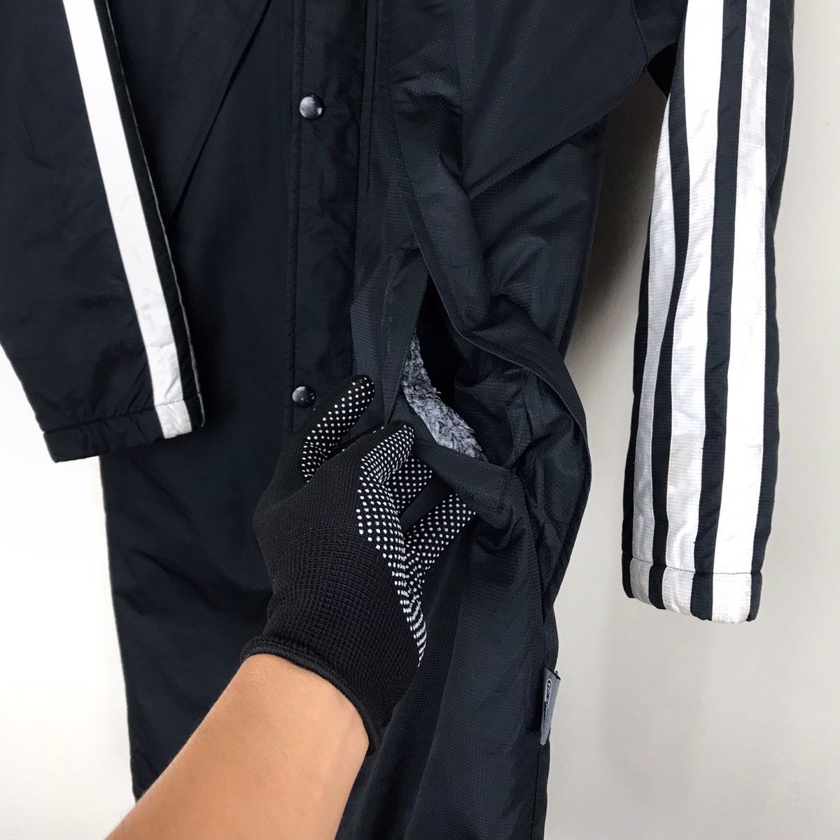 Adidas Adidas coach jacket sherpa linen small logo embroidered Size US M / EU 48-50 / 2 - 3 Thumbnail