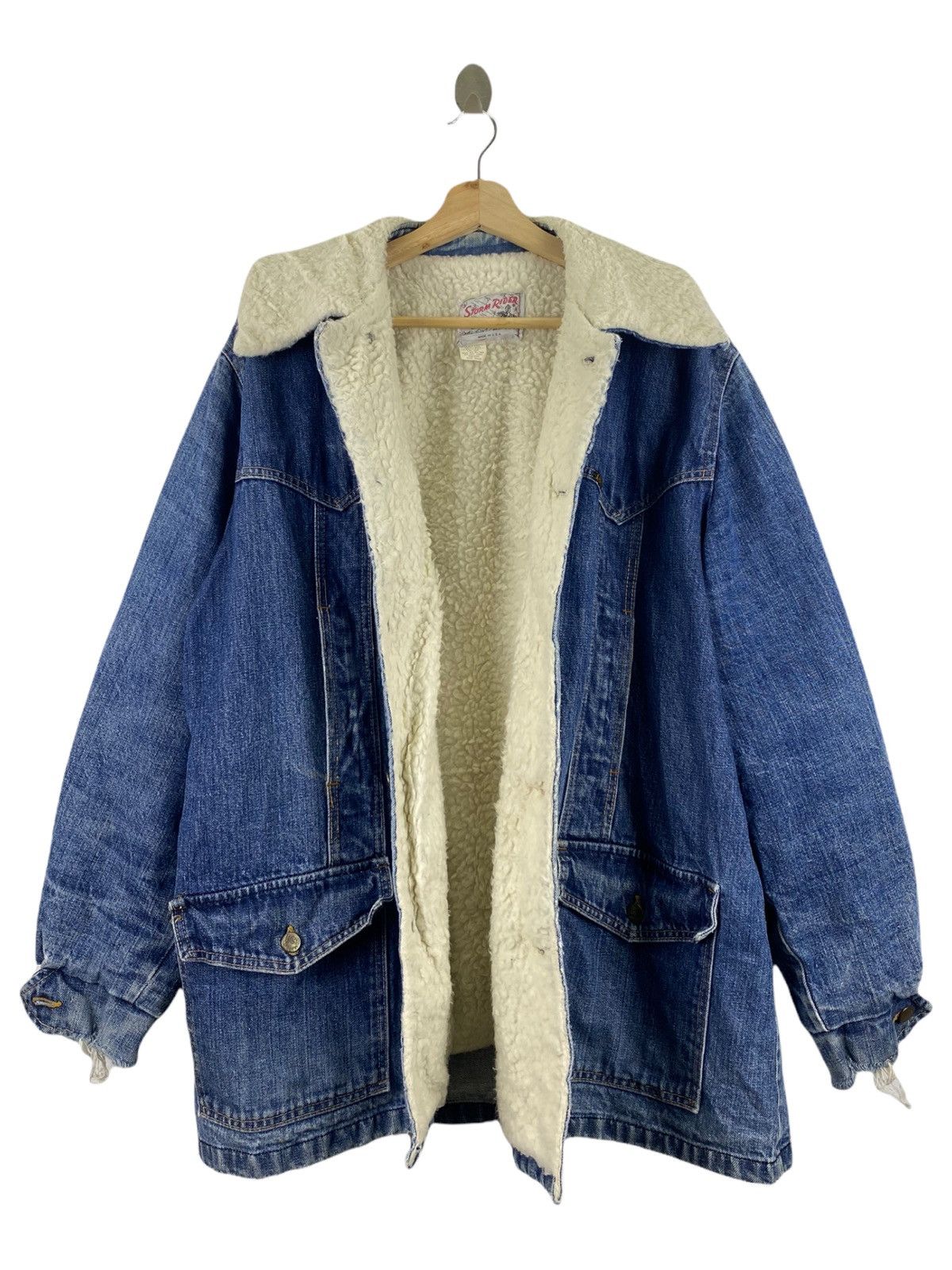 Lee × Vintage VINTAGE LEE STORM RIDER MADE USA DENIM JACKET Size US XXL / EU 58 / 5 - 3 Thumbnail