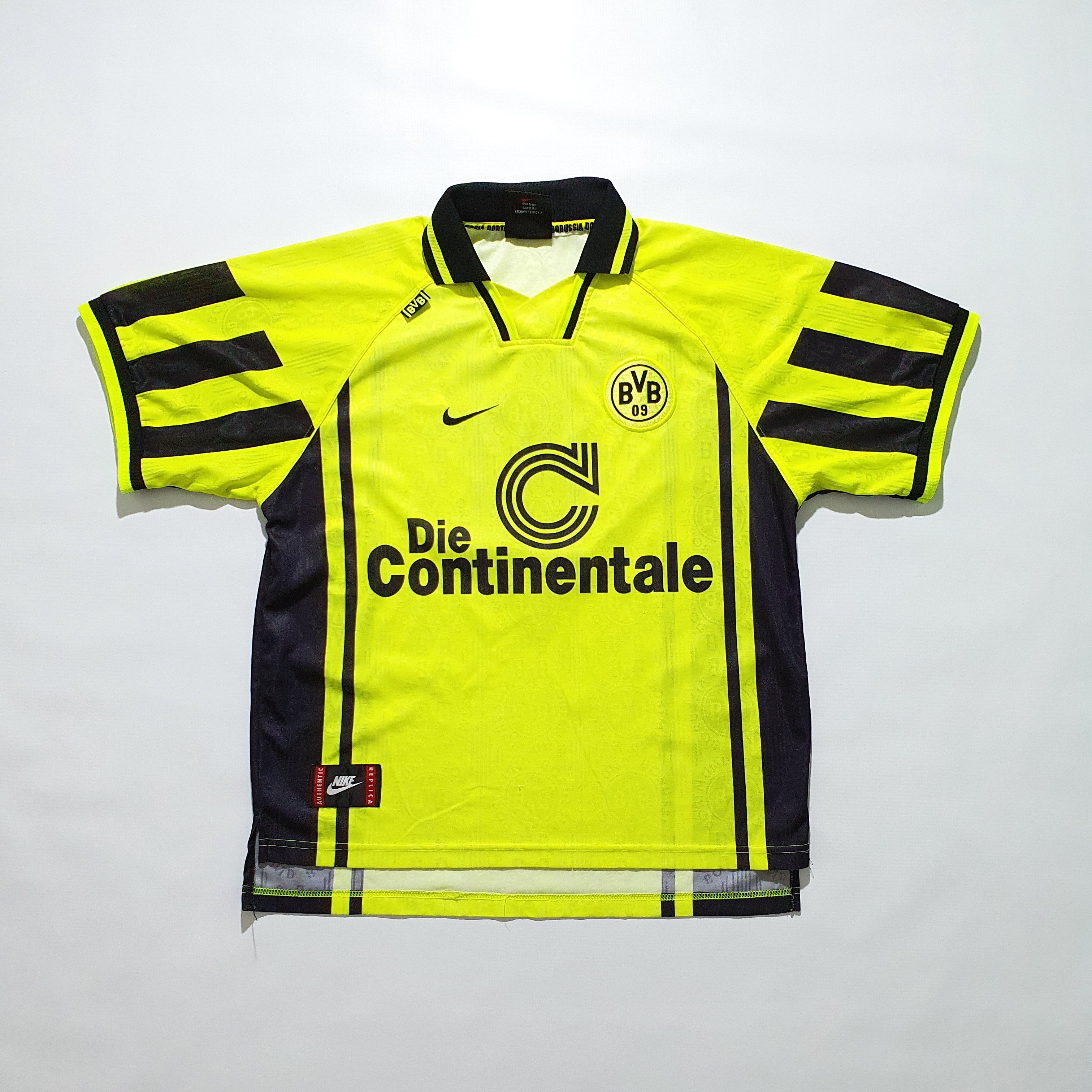 Nike Nike 1996-97 Home Shirt #6 BVB Original BORUSSIA DORTMUND Size US L / EU 52-54 / 3 - 2 Thumbnail