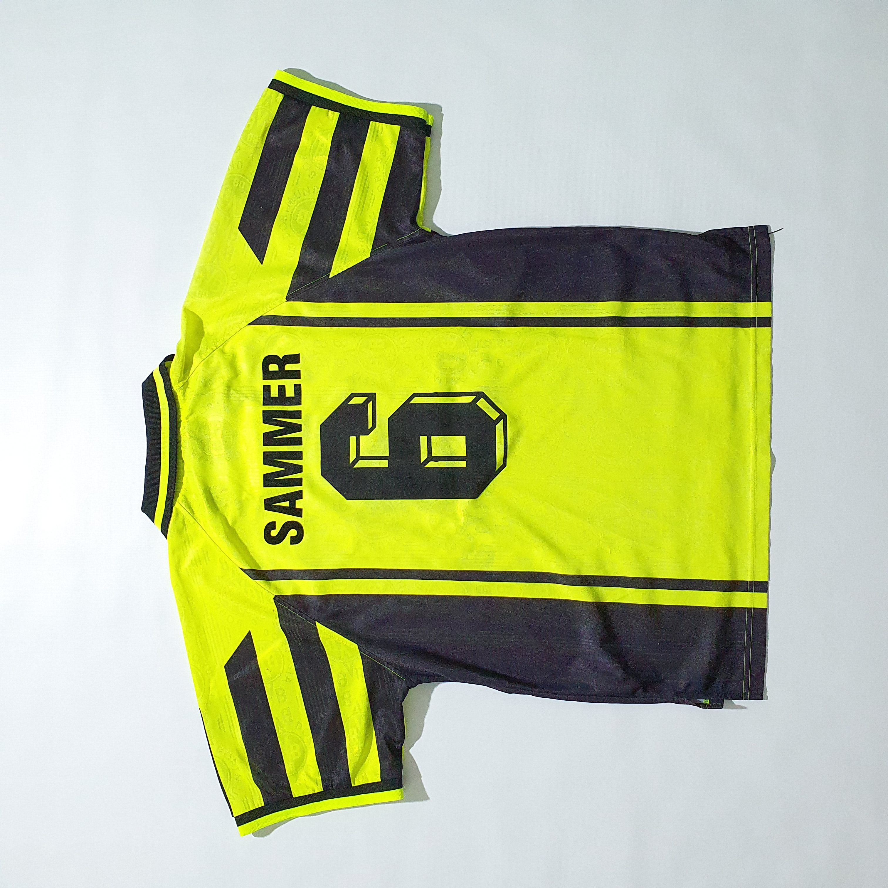 Pre-owned Jersey X Nike 1996-97 Home Shirt 6 Bvb Original Borussia Dortmund In Toxic Green