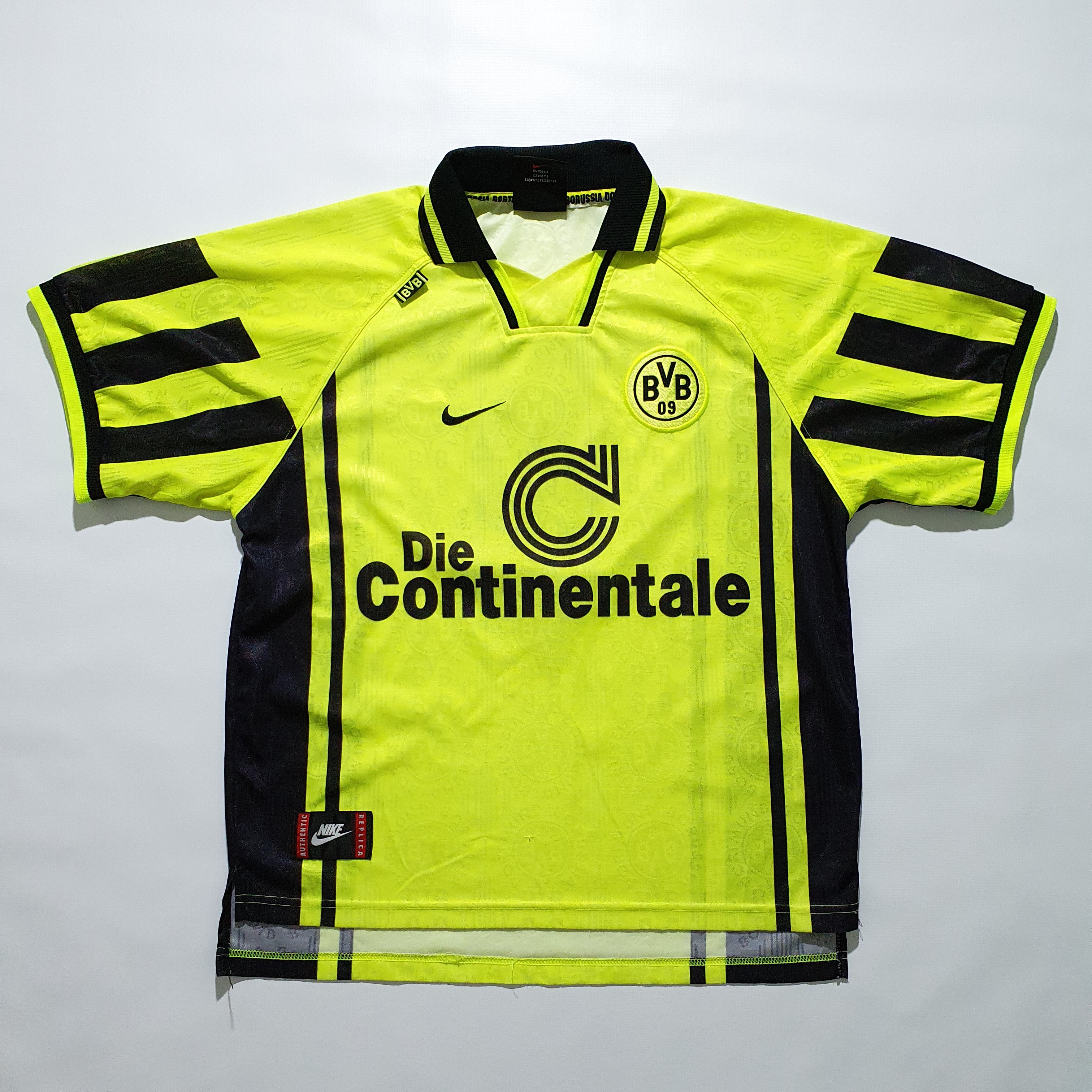 Nike Nike 1996-97 Home Shirt #6 BVB Original BORUSSIA DORTMUND Size US L / EU 52-54 / 3 - 5 Thumbnail