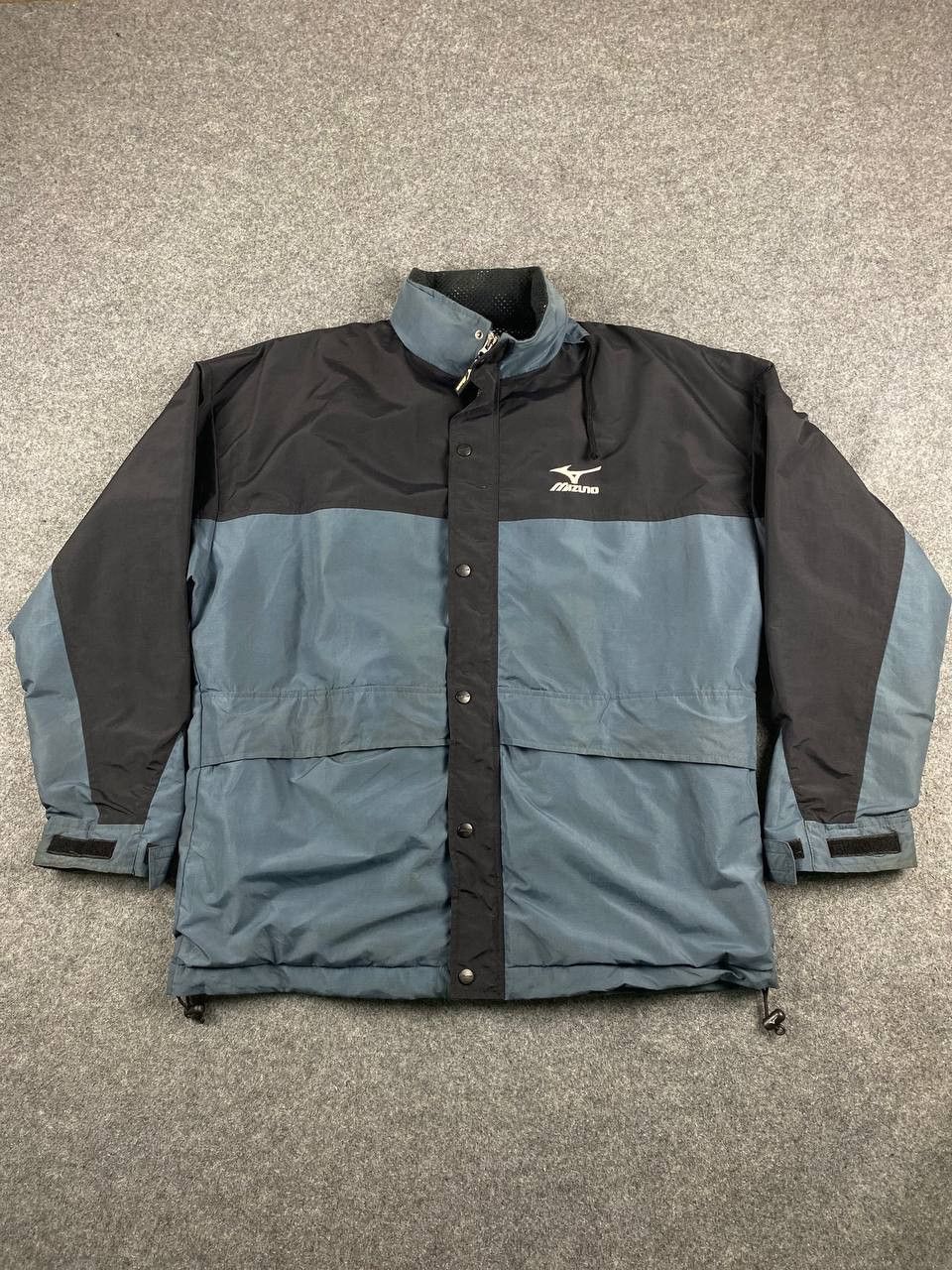 image of Archival Clothing x Mizuno Vintage Mizuno Jacket Netting Lining in Black/Green, Men's (Size Large)