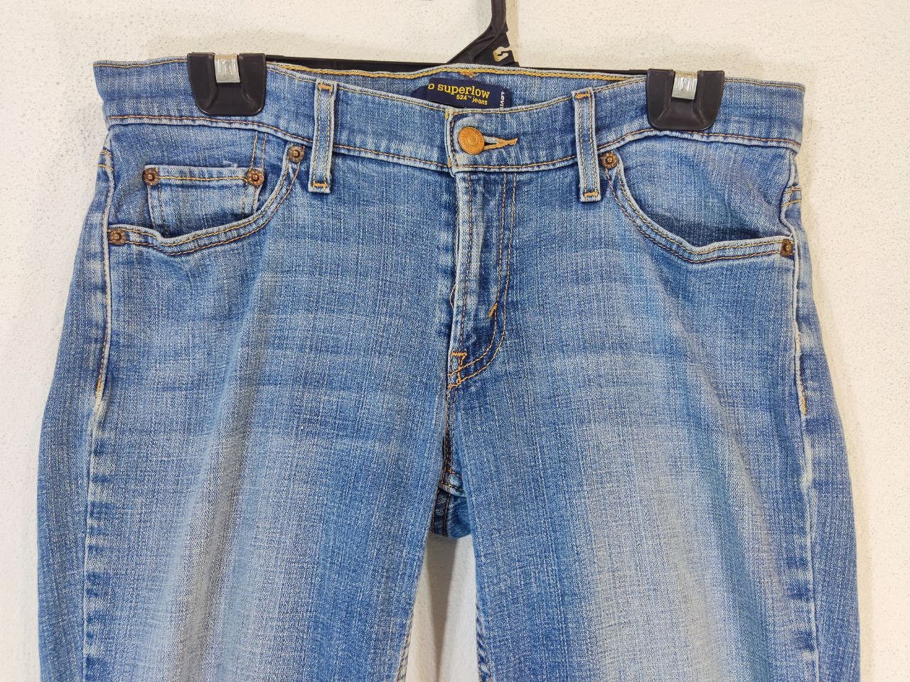 Levi's vintage levis 524 too superlow bootcut flare denim Size 33" - 9 Thumbnail