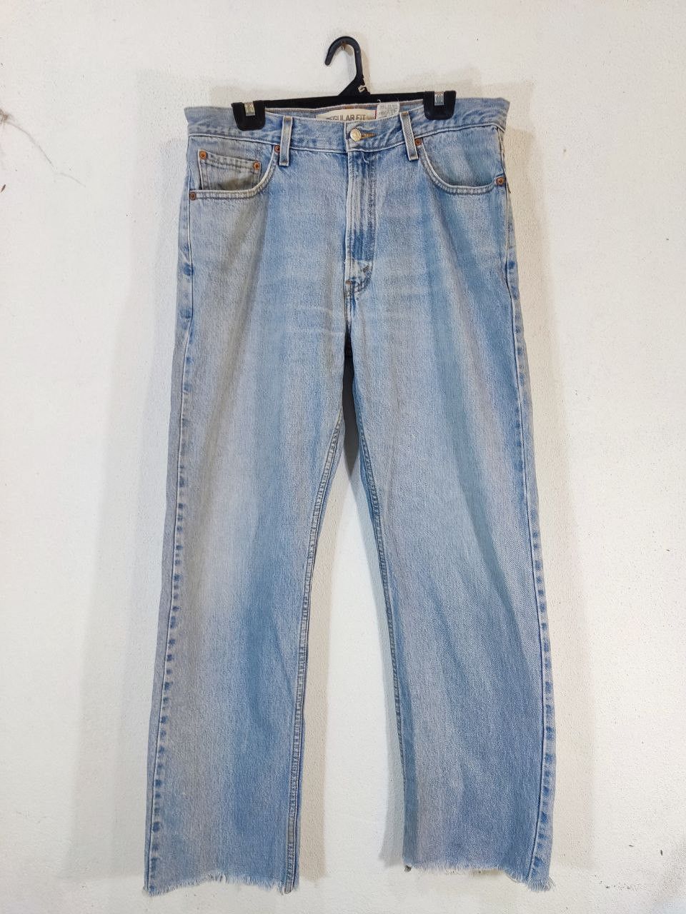 Levi's vintage levis 505 lightwash regular fit denim Size US 37 - 2 Thumbnail