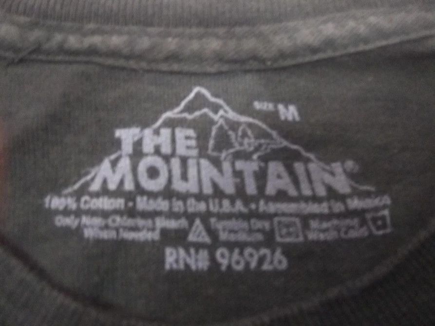 The Mountain Vintage tie dye animal the mountain tshirt made in usa Size US L / EU 52-54 / 3 - 3 Thumbnail
