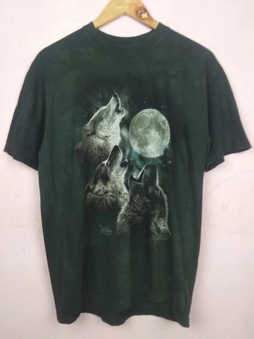 The Mountain Vintage tie dye animal the mountain tshirt made in usa Size US L / EU 52-54 / 3 - 1 Thumbnail