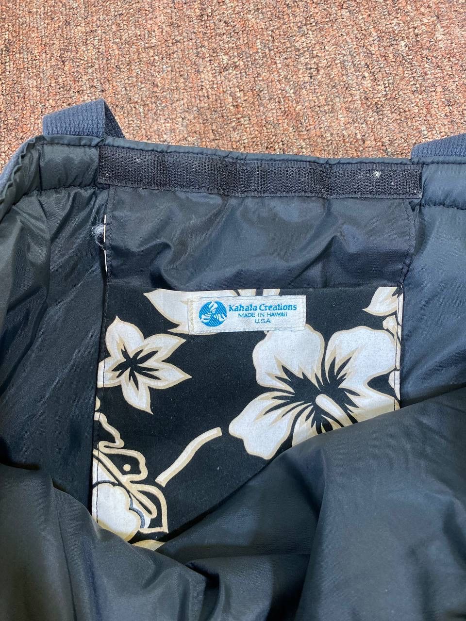 Vintage kahala creation floral tote bag made in hawaii