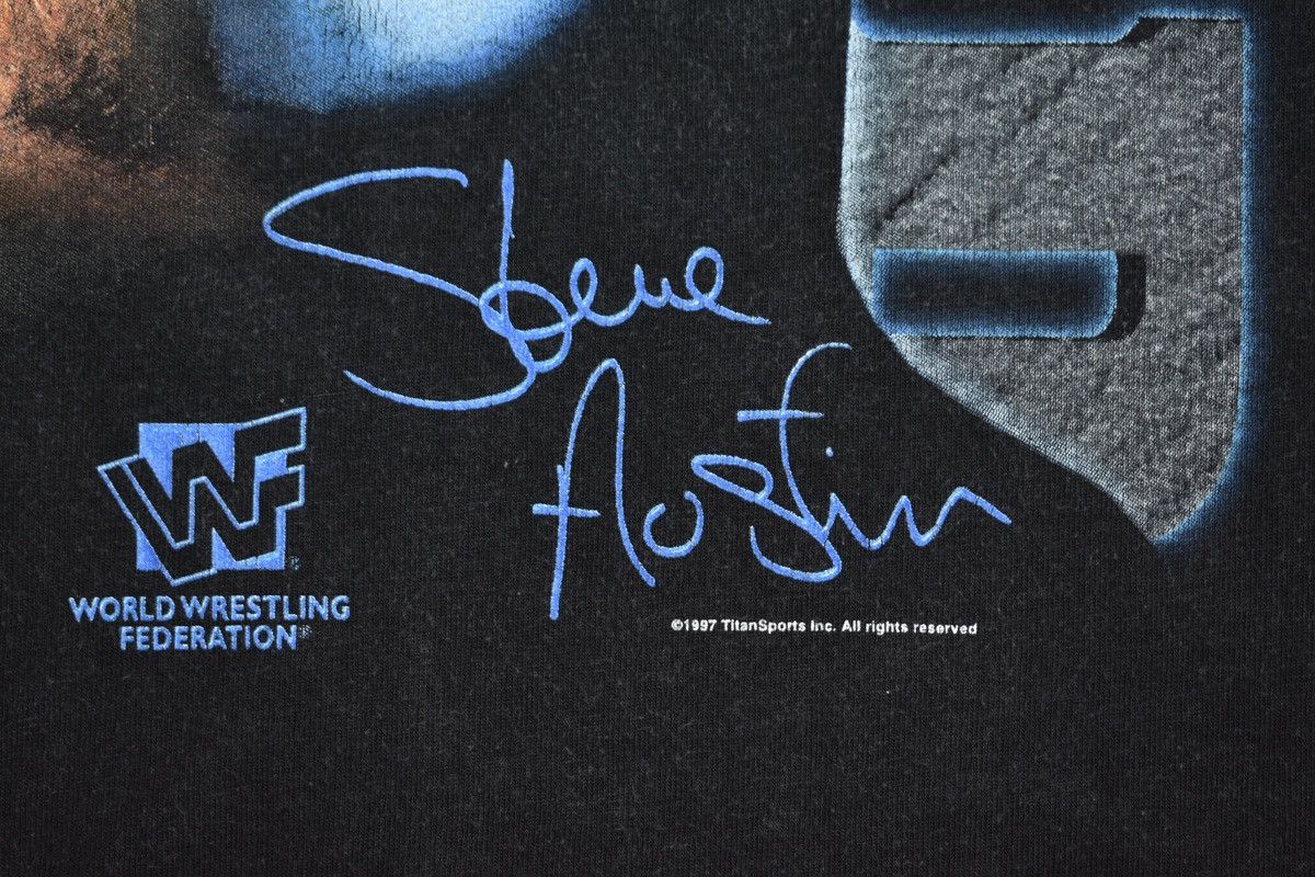 Vintage Vintage ‘97 Stone Cold Steve Austin WWF T-Shirt (XL) Size US XL / EU 56 / 4 - 6 Thumbnail