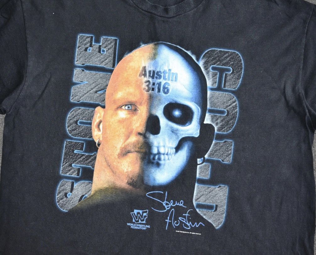 Vintage Vintage ‘97 Stone Cold Steve Austin WWF T-Shirt (XL) Size US XL / EU 56 / 4 - 3 Thumbnail