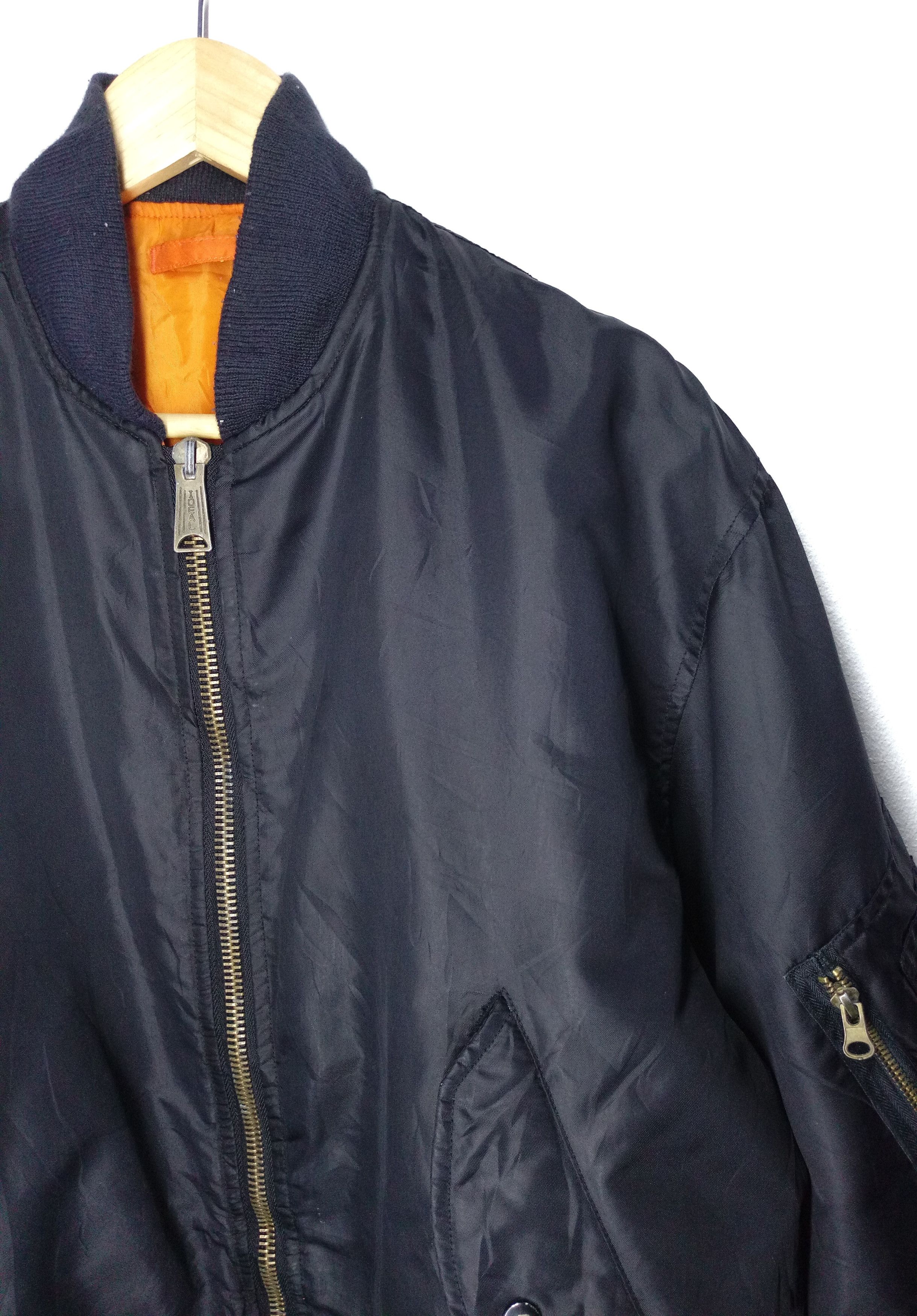 Japanese Brand Vintage MA-1 Parachute Bomber Like Buzz Rickson’s Jacket Size US L / EU 52-54 / 3 - 3 Thumbnail