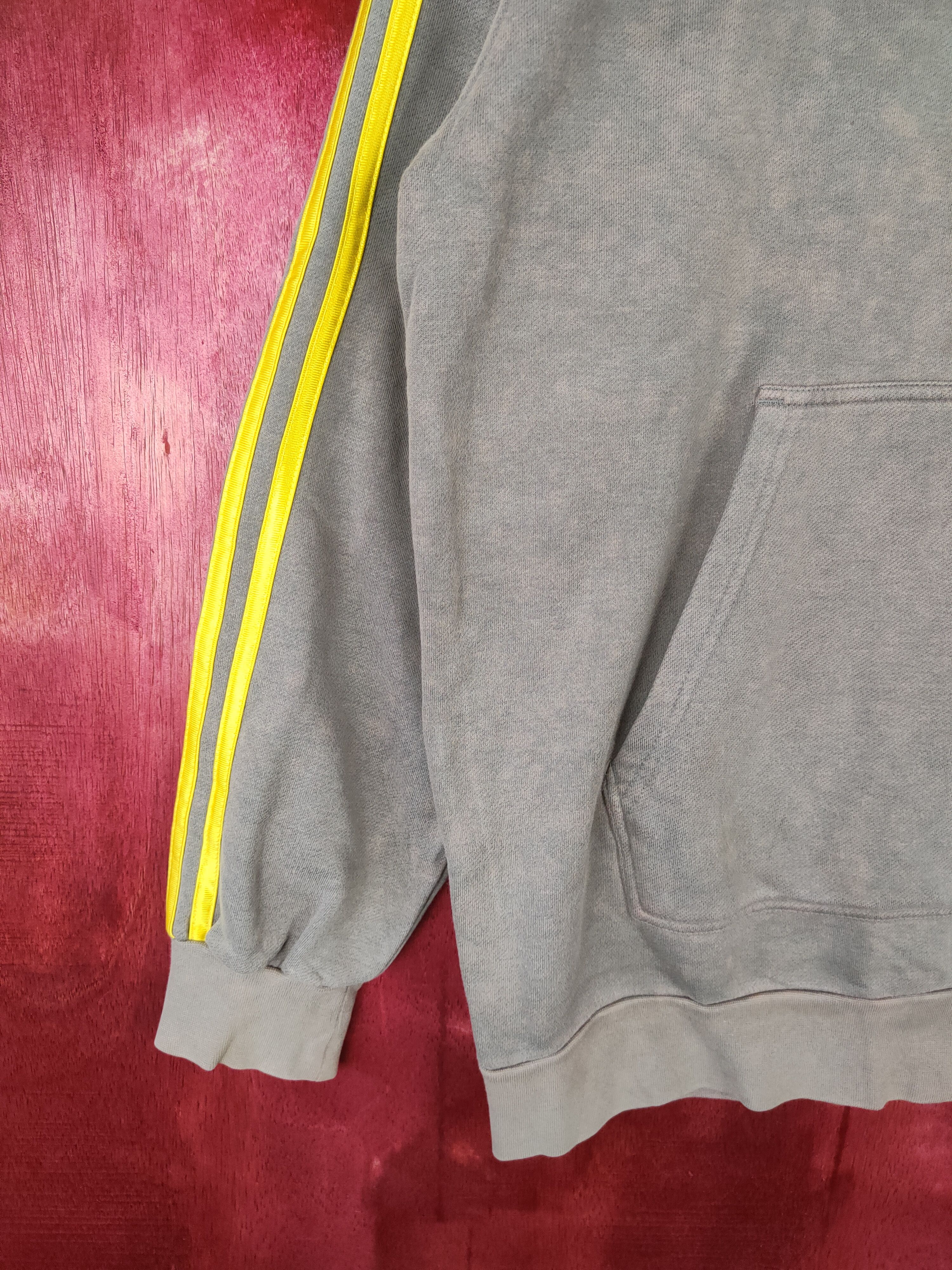 Adidas Adidas Gray Hoodie Sweatshirt #5287 Size US M / EU 48-50 / 2 - 3 Thumbnail