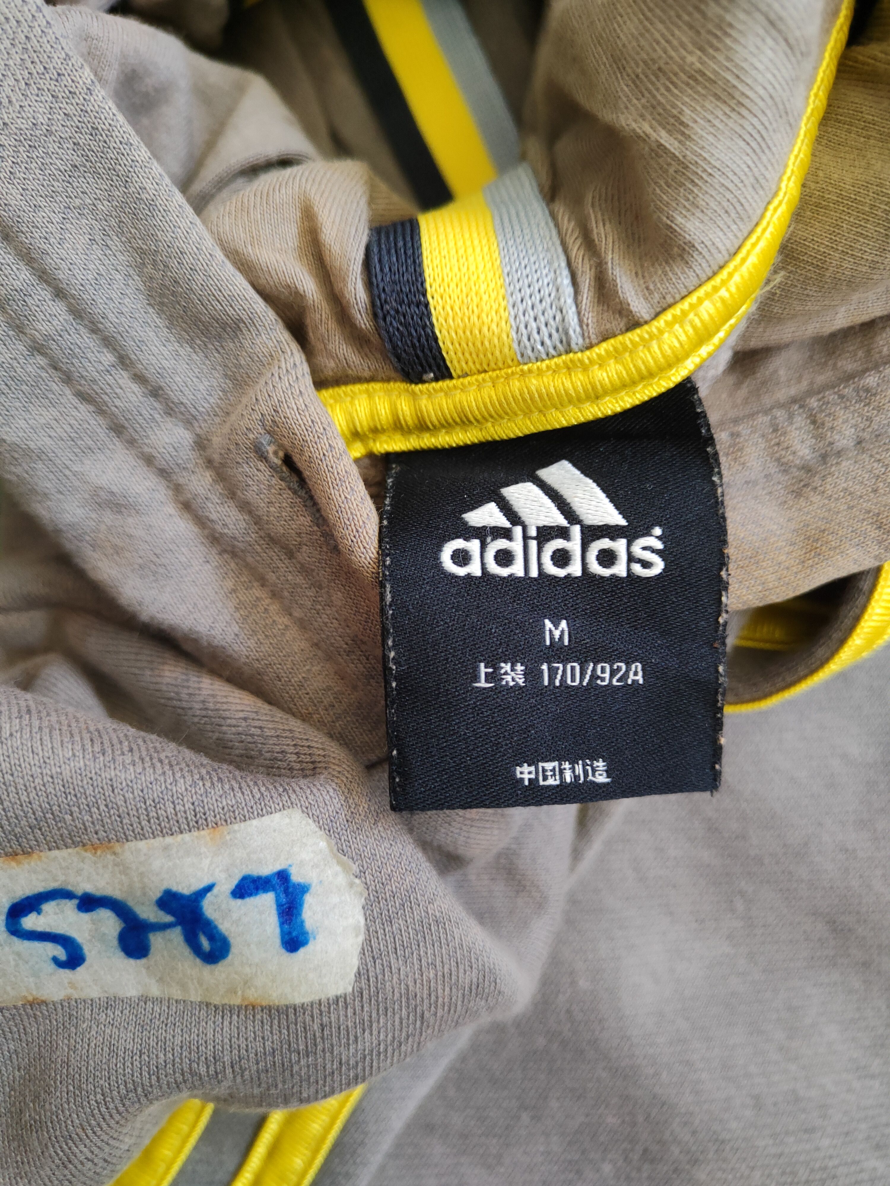 Adidas Adidas Gray Hoodie Sweatshirt #5287 Size US M / EU 48-50 / 2 - 11 Thumbnail
