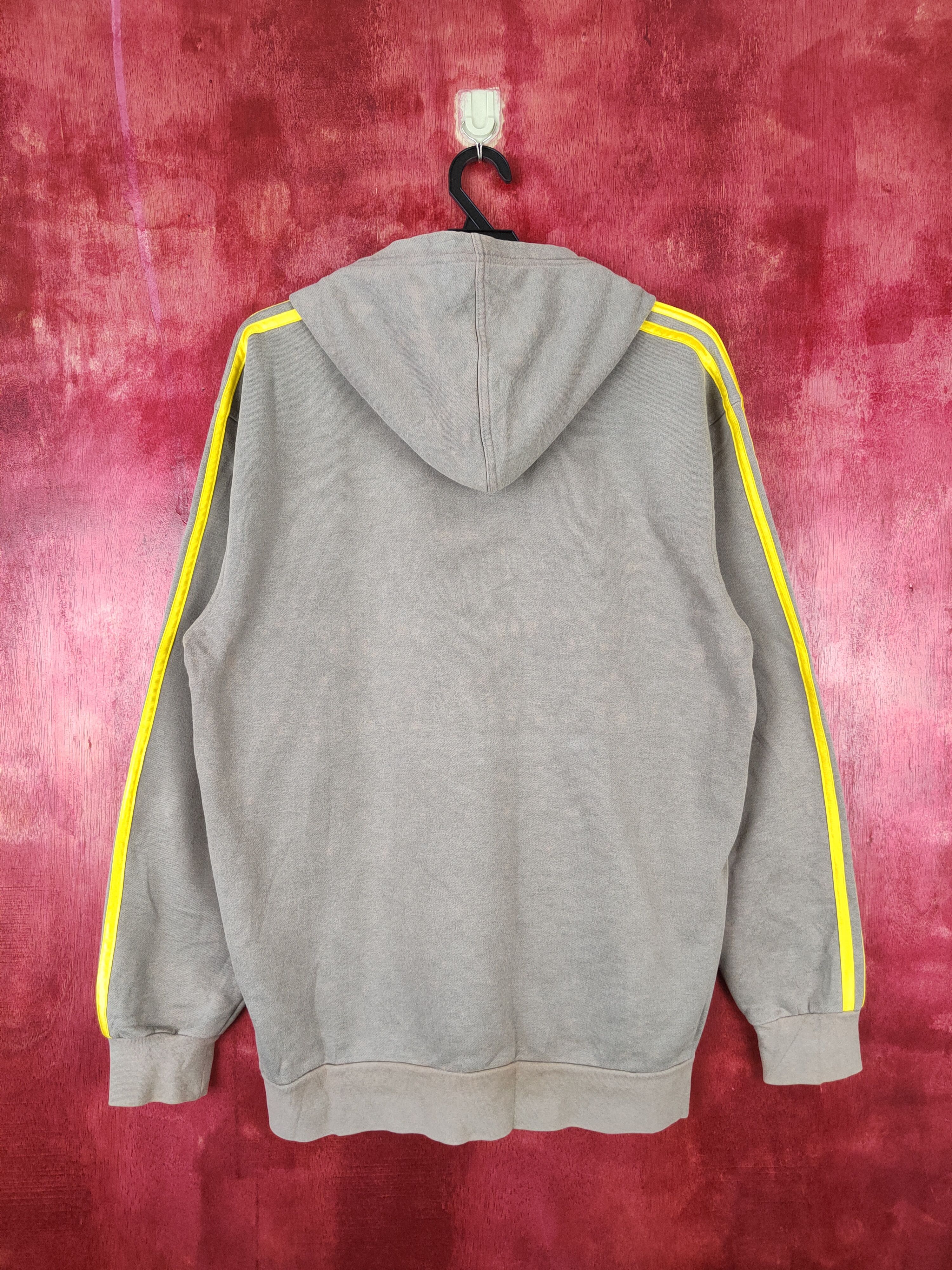 Adidas Adidas Gray Hoodie Sweatshirt #5287 Size US M / EU 48-50 / 2 - 7 Thumbnail