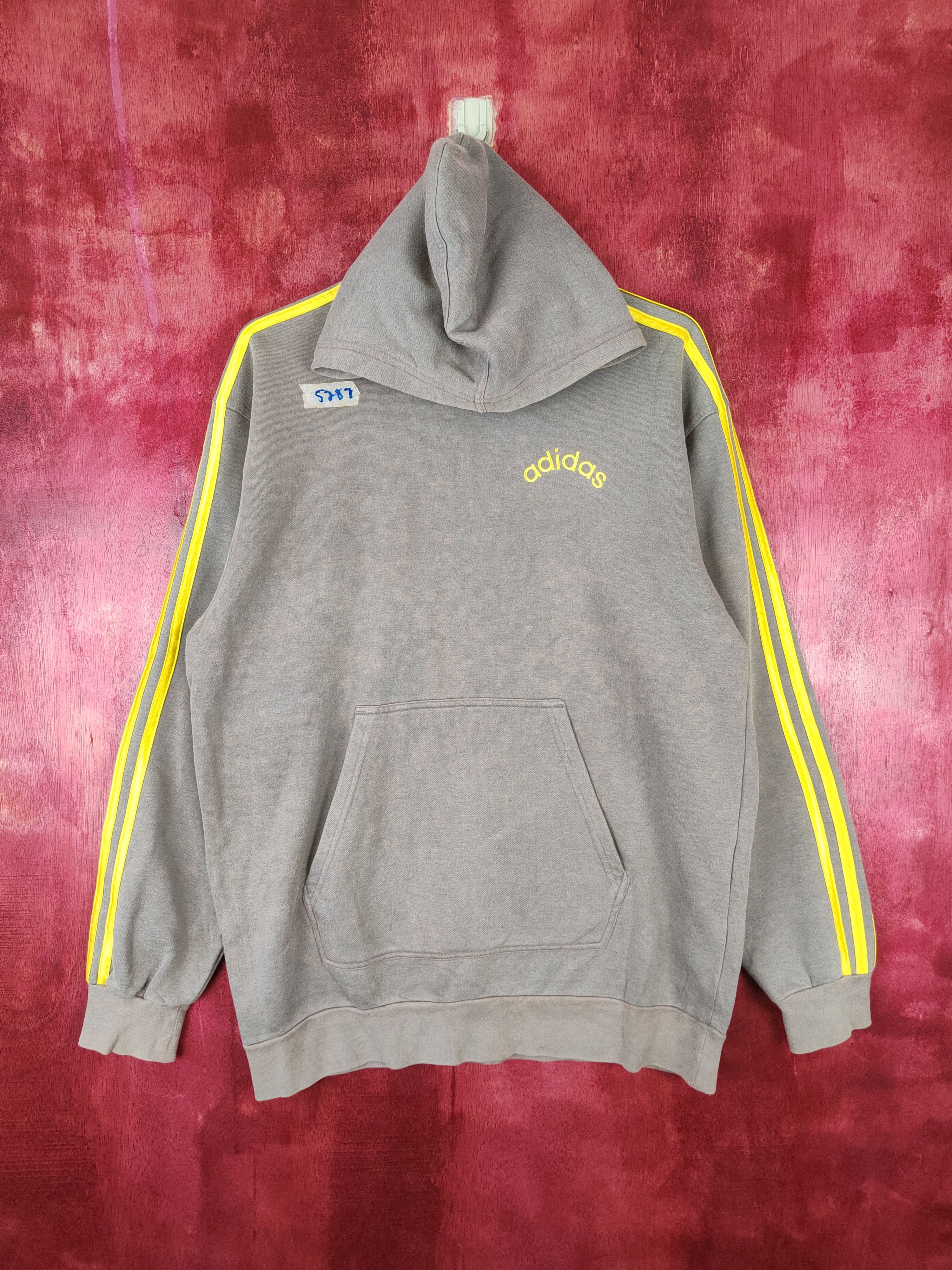 Adidas Adidas Gray Hoodie Sweatshirt #5287 Size US M / EU 48-50 / 2 - 1 Thumbnail