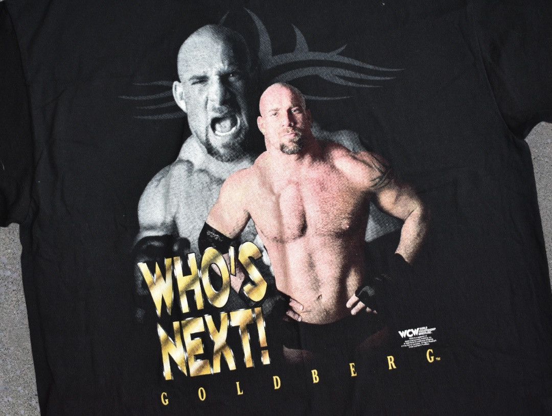 Vintage × WCW/nWo Vintage 98 Goldberg WCW Promo T-Shirt (XL) Size US XL / EU 56 / 4 - 2 Thumbnail