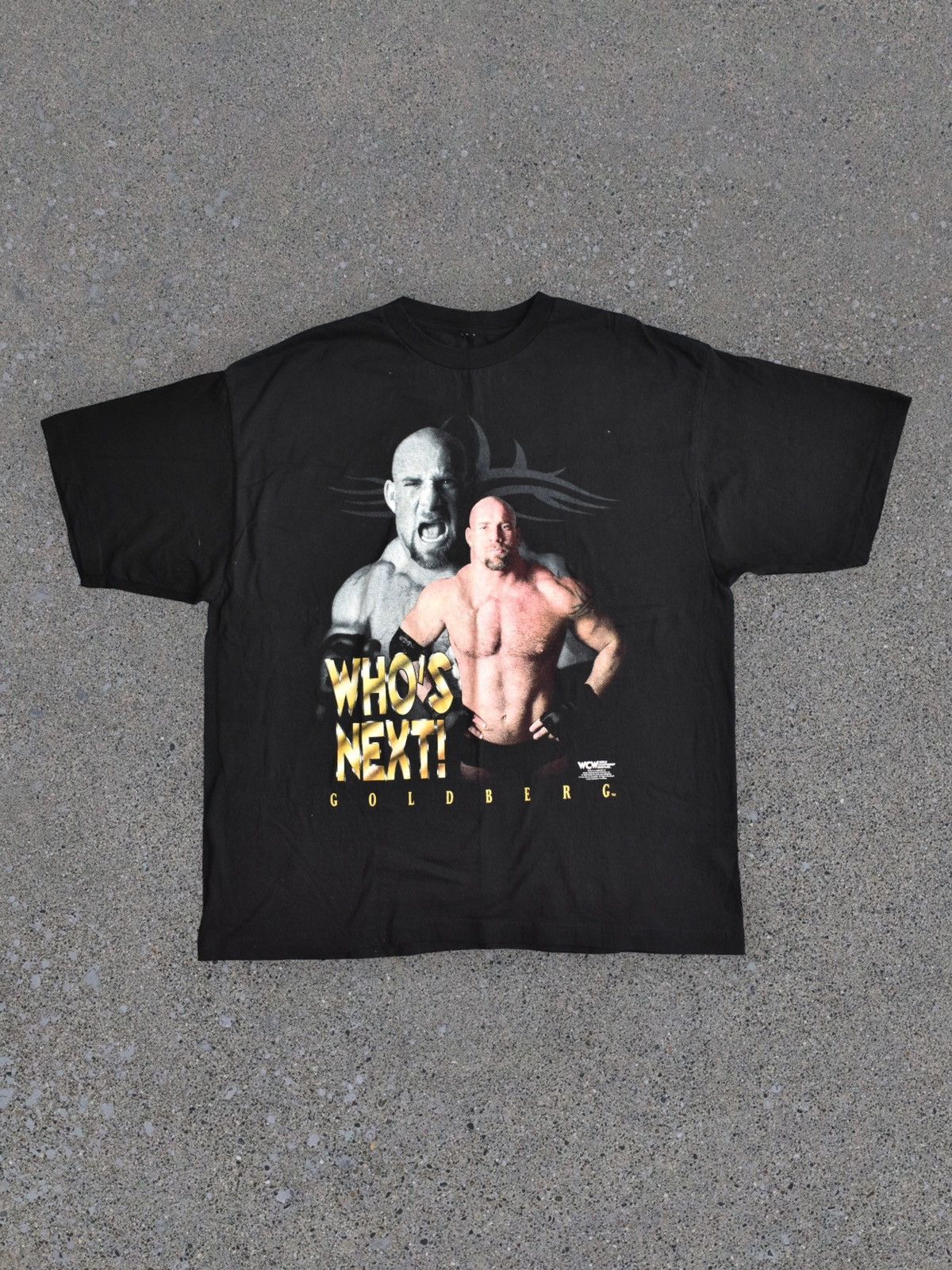 Vintage × WCW/nWo Vintage 98 Goldberg WCW Promo T-Shirt (XL) Size US XL / EU 56 / 4 - 1 Thumbnail