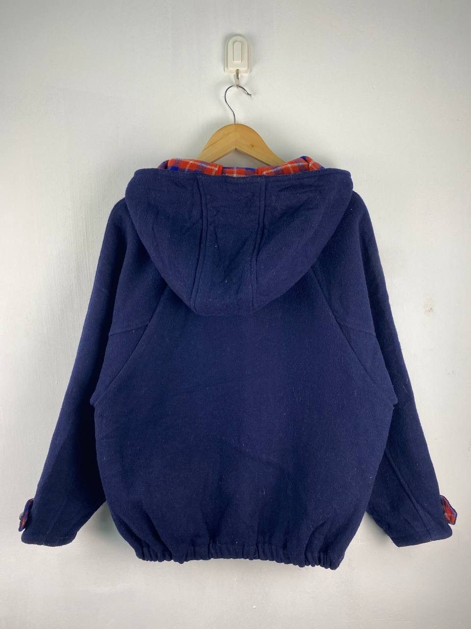 Japanese Brand × Vintage Vintage Rodeo Crowns Wool Varsity Jacket Hoodie Plaid Lined Size US M / EU 48-50 / 2 - 2 Thumbnail