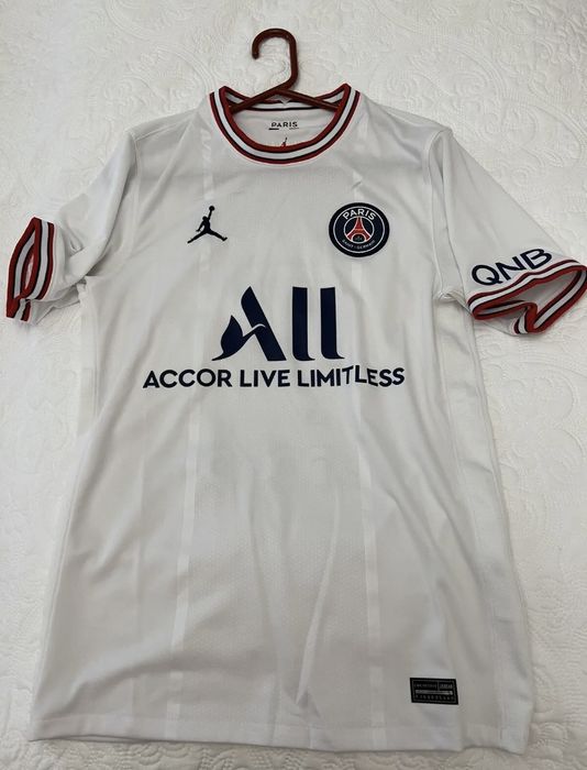 Jordan Brand Jordan x PSG Kylian Mbappe 21/22 4th Kit Football Shirt (S ...