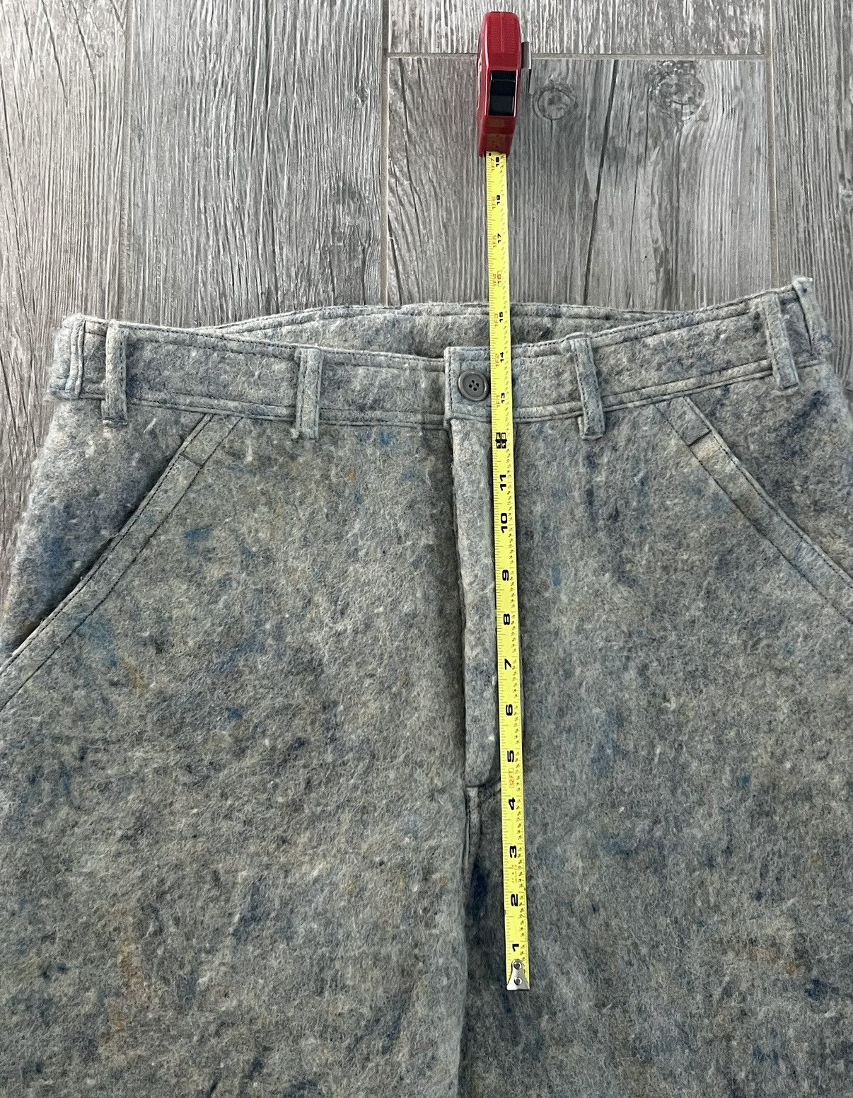 Comme des Garcons AD1995 Comme Des Garçons Homme Plus Blue Fleece Casual Pants Size US 34 / EU 50 - 17 Thumbnail