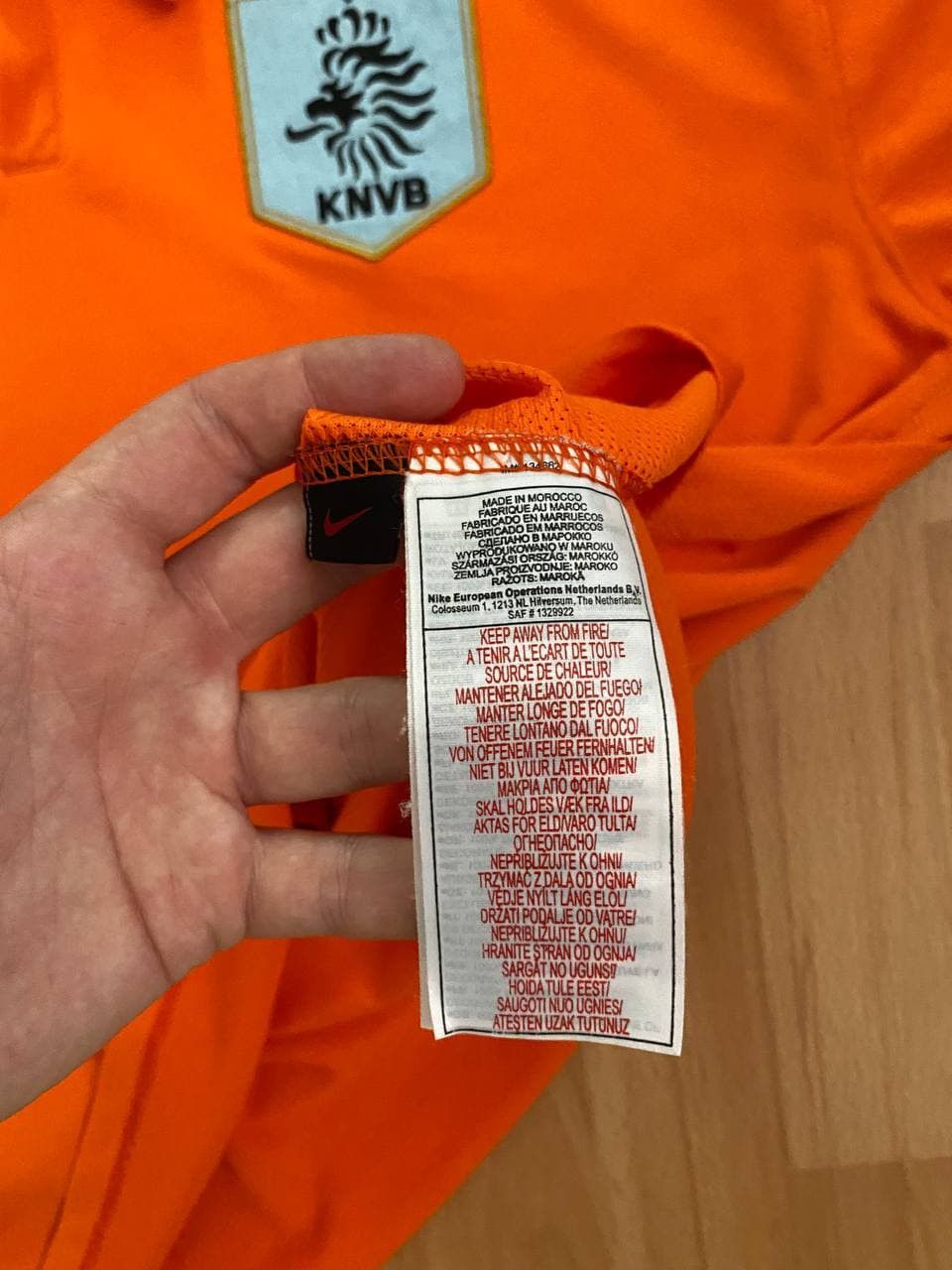 Nike Netherlands Soccer National Team Holland Football Jersey Size US XXL / EU 58 / 5 - 5 Thumbnail