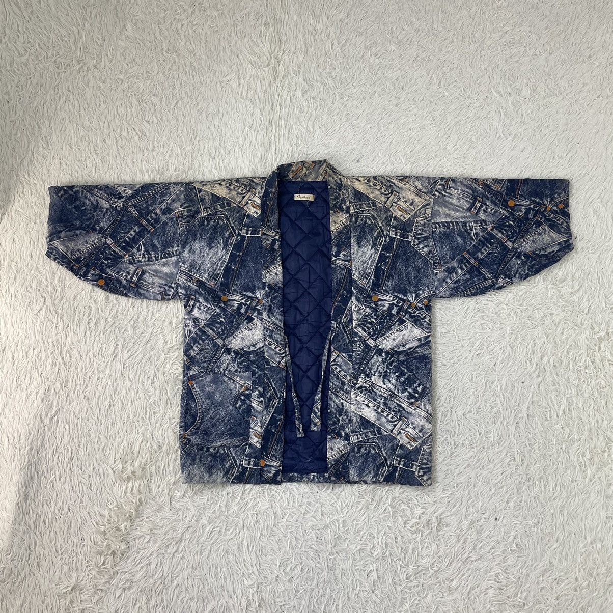 Japanese Brand Japanese Over Printed Denim Jeans Kimono Size US M / EU 48-50 / 2 - 1 Thumbnail