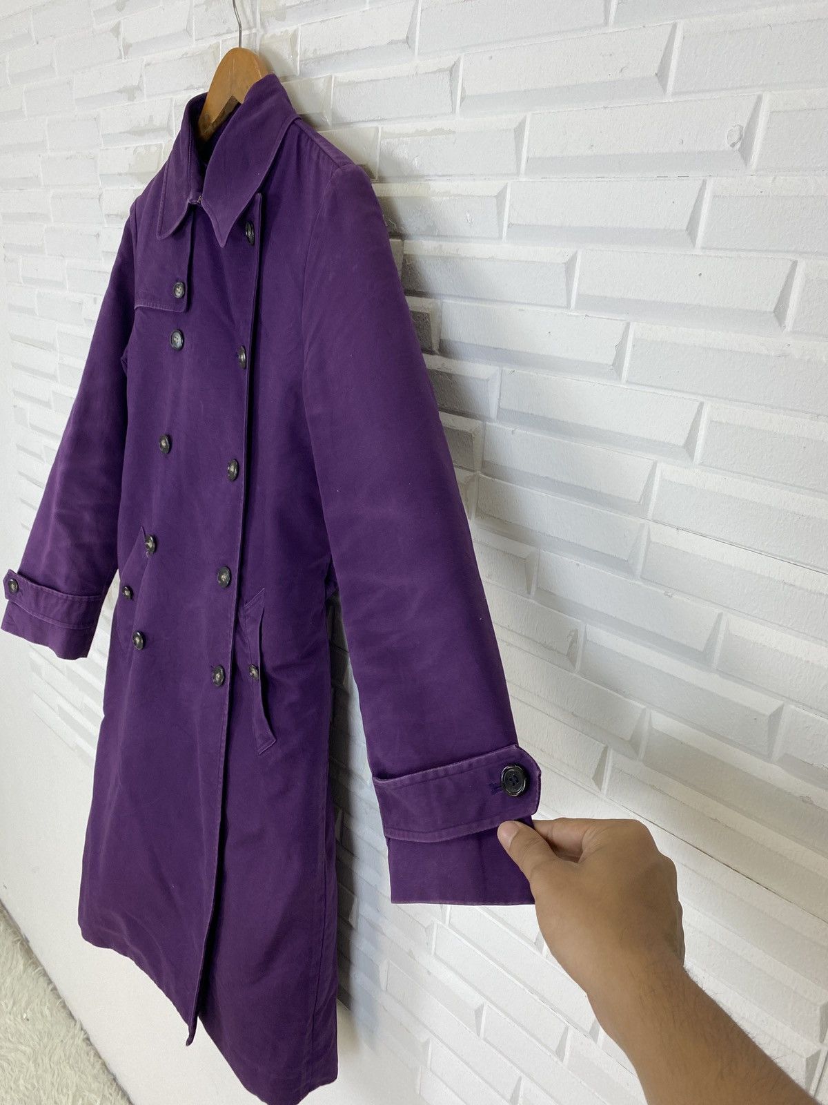 United Colors Of Benetton 🔥LAST PRICE🔥United Colors Benetton Double Breast Long Coat Size S / US 4 / IT 40 - 8 Thumbnail