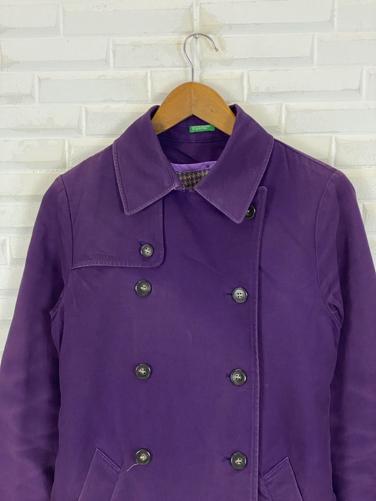 United Colors Of Benetton 🔥LAST PRICE🔥United Colors Benetton Double Breast Long Coat Size S / US 4 / IT 40 - 4 Thumbnail