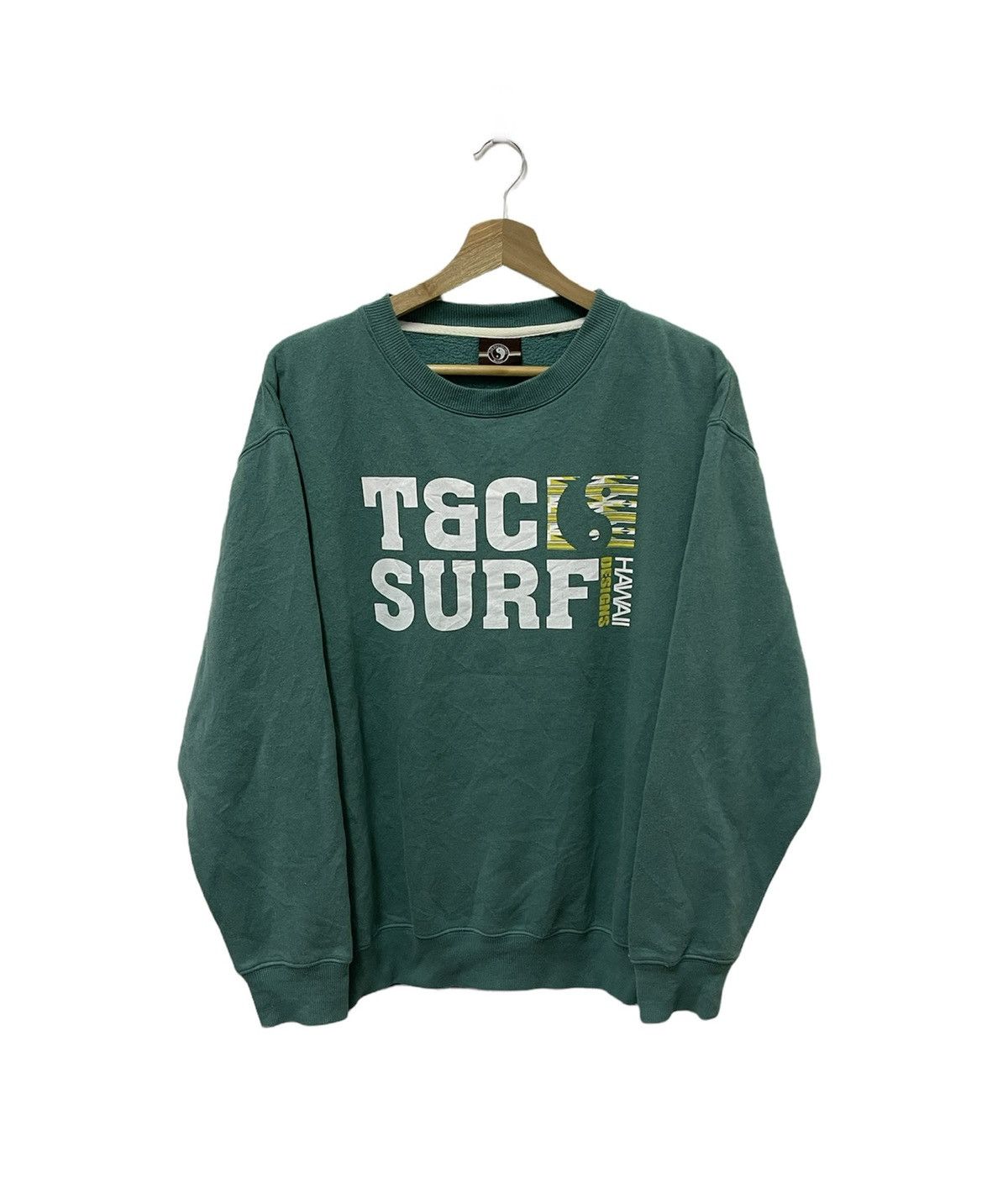 Vintage Vintage T&C Surfing Design Hawaii Ying Yang Sweatshirt Size US L / EU 52-54 / 3 - 2 Thumbnail