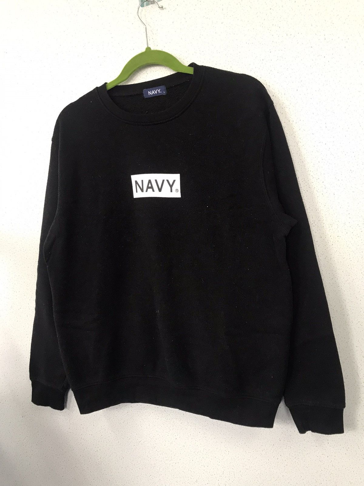 Old Navy Navy Black Sweatshirt Size US L / EU 52-54 / 3 - 4 Thumbnail