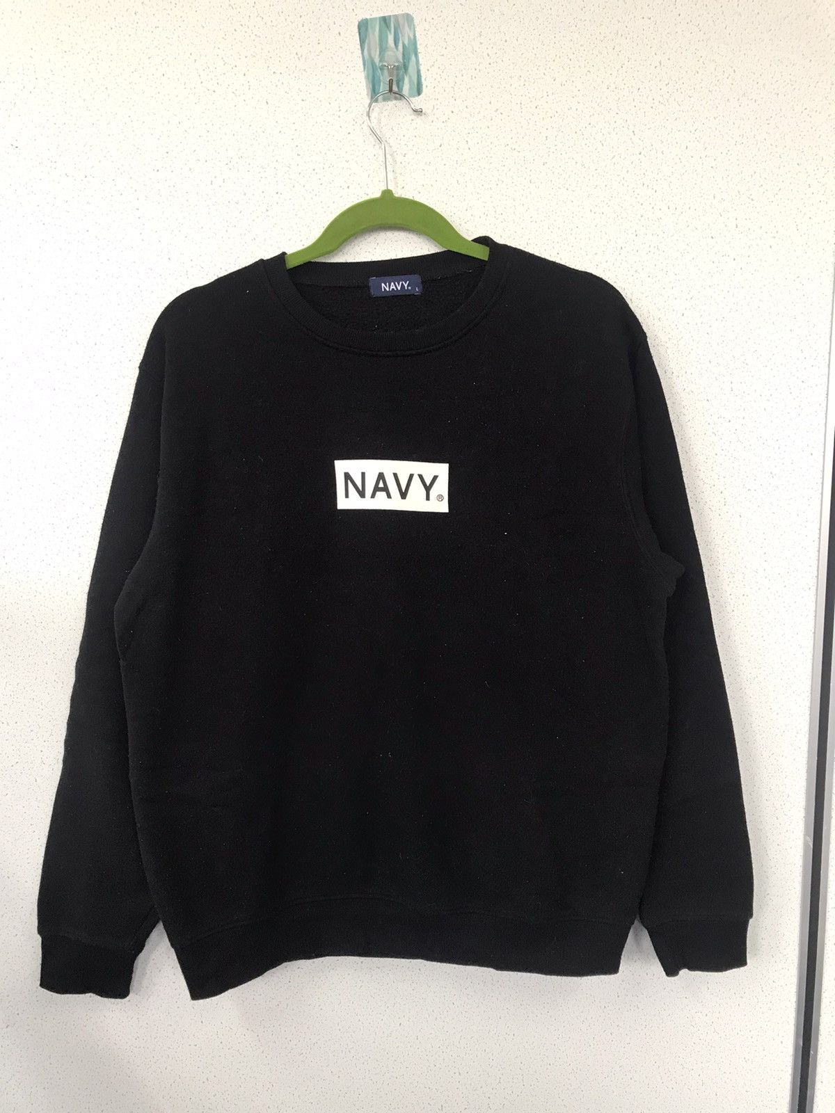 Old Navy Navy Black Sweatshirt Size US L / EU 52-54 / 3 - 1 Thumbnail