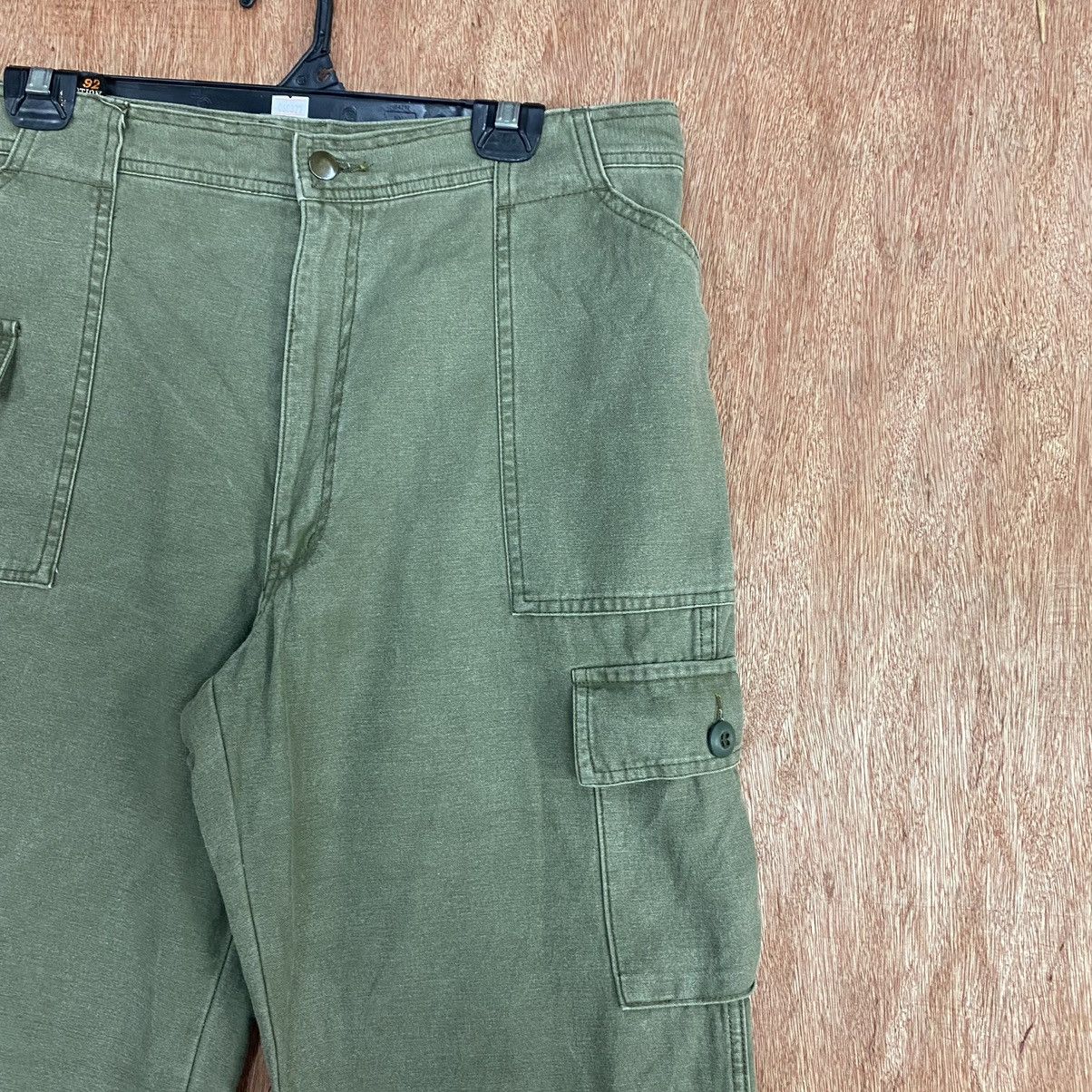 Faded Glory DLL Spurtion Green Multipocket Cargo Pants #1915 Size US 34 / EU 50 - 4 Thumbnail