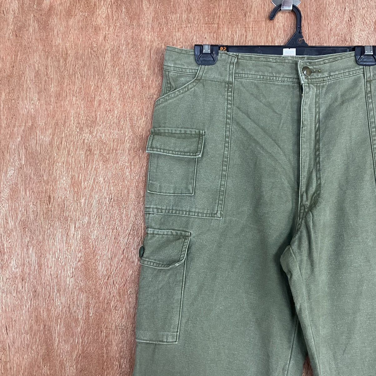 Faded Glory DLL Spurtion Green Multipocket Cargo Pants #1915 Size US 34 / EU 50 - 5 Thumbnail