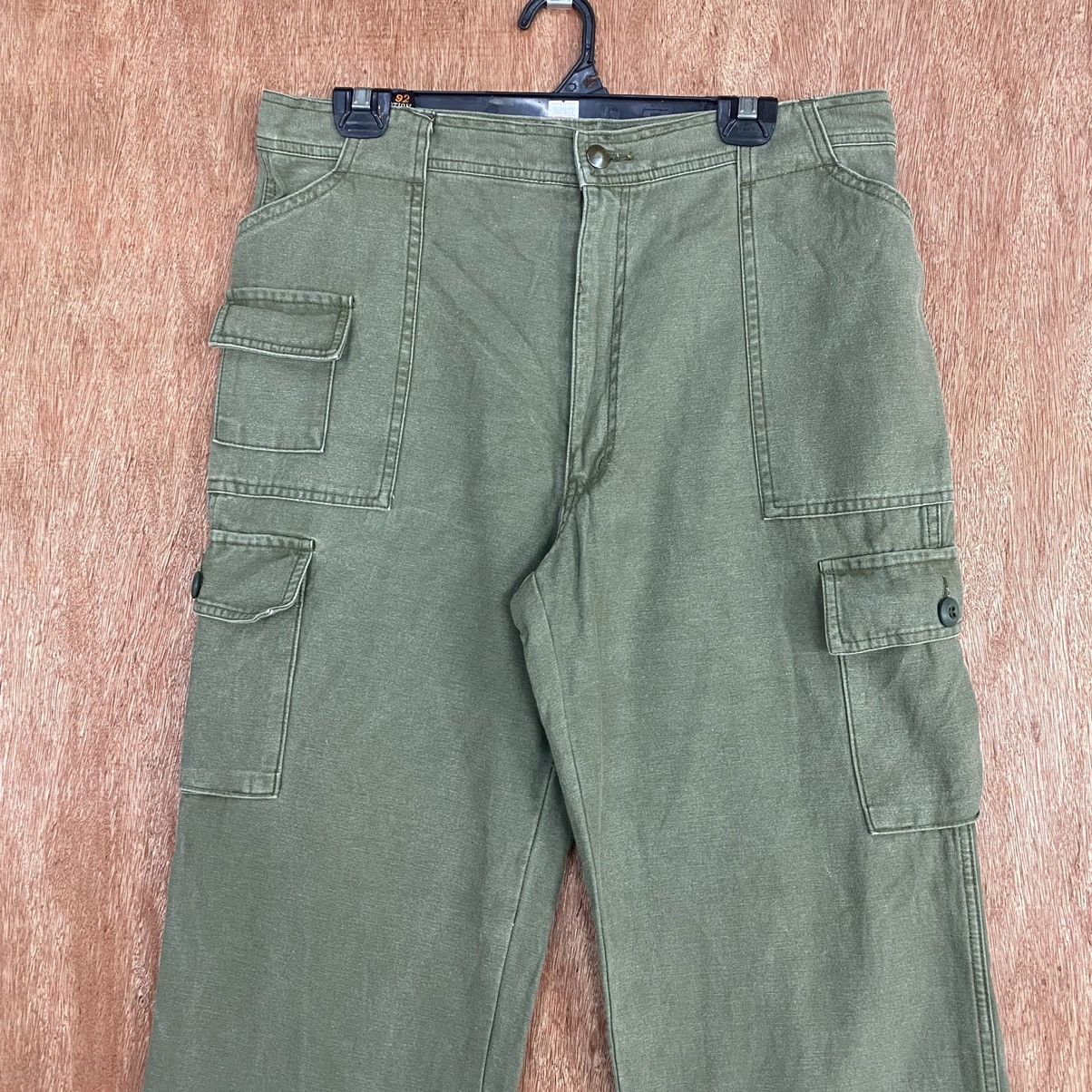 Faded Glory DLL Spurtion Green Multipocket Cargo Pants #1915 Size US 34 / EU 50 - 2 Thumbnail