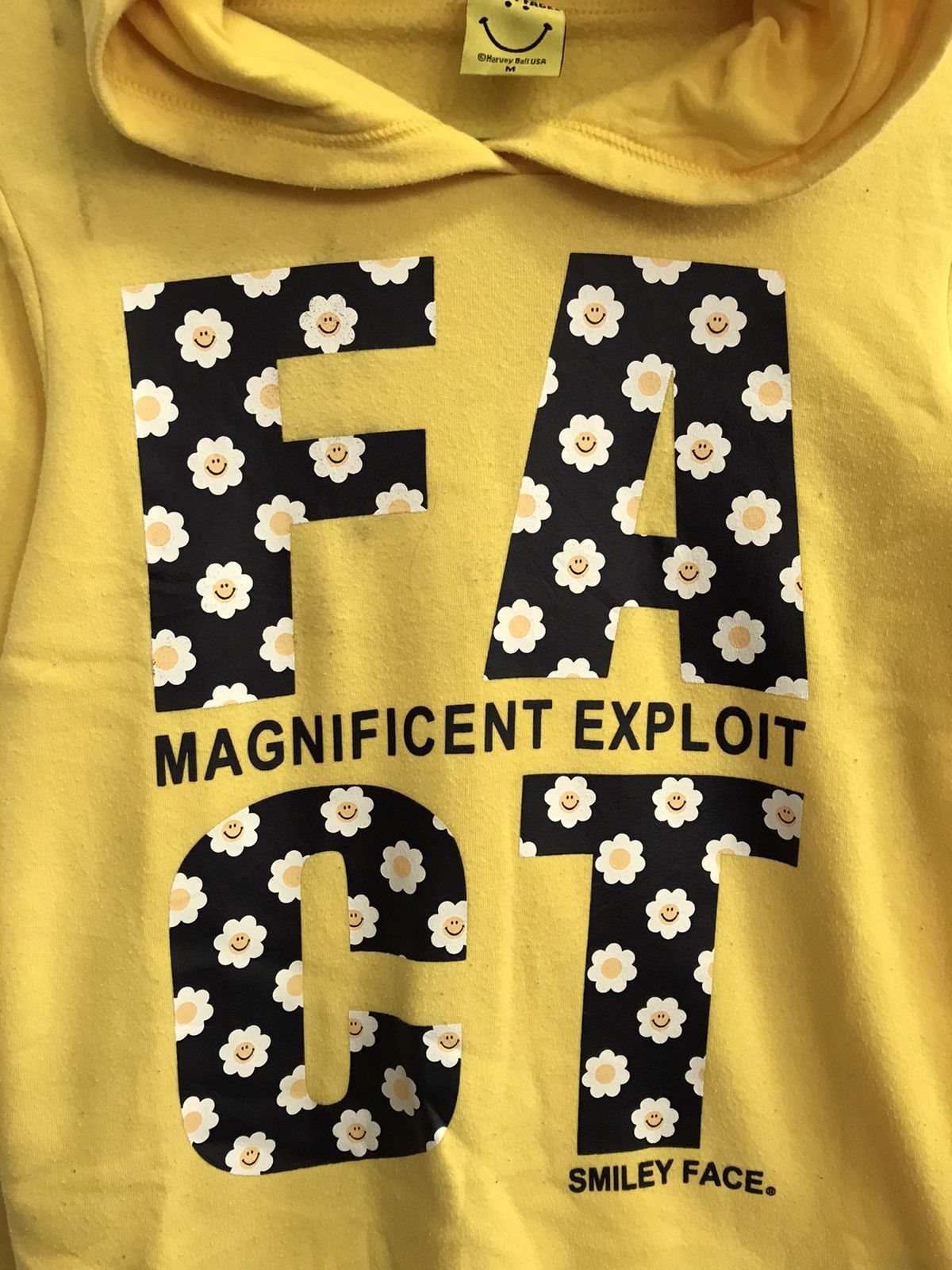 Japanese Brand Smiley Face By Harvey Ball Hoodie Size M / US 6-8 / IT 42-44 - 5 Thumbnail