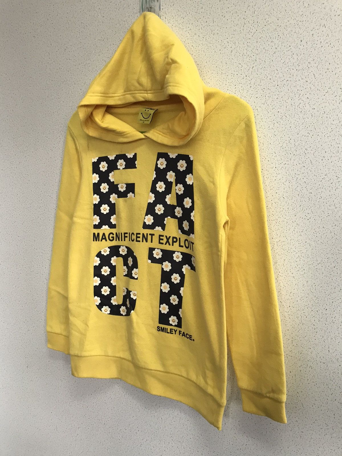 Japanese Brand Smiley Face By Harvey Ball Hoodie Size M / US 6-8 / IT 42-44 - 4 Thumbnail
