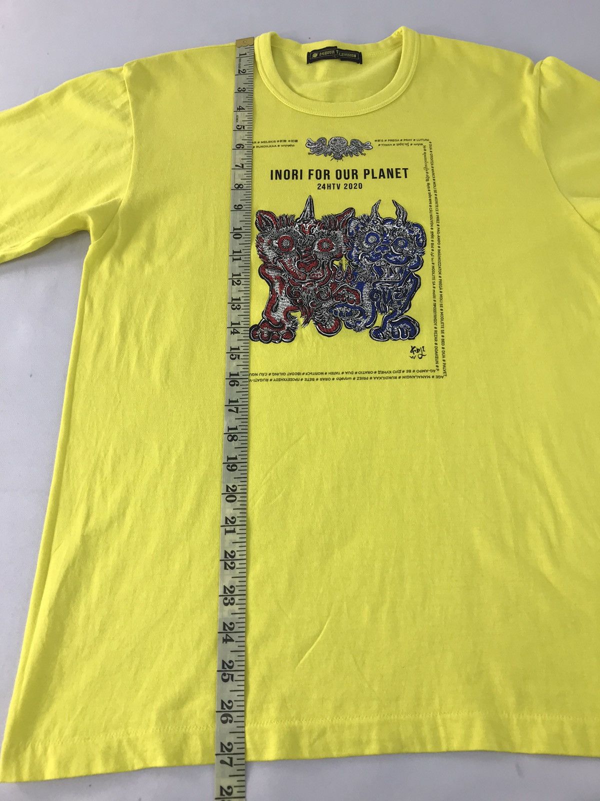 Japanese Brand × Vintage Vintage 24Hour Television Inori For Our Planet Tee Size US M / EU 48-50 / 2 - 9 Thumbnail