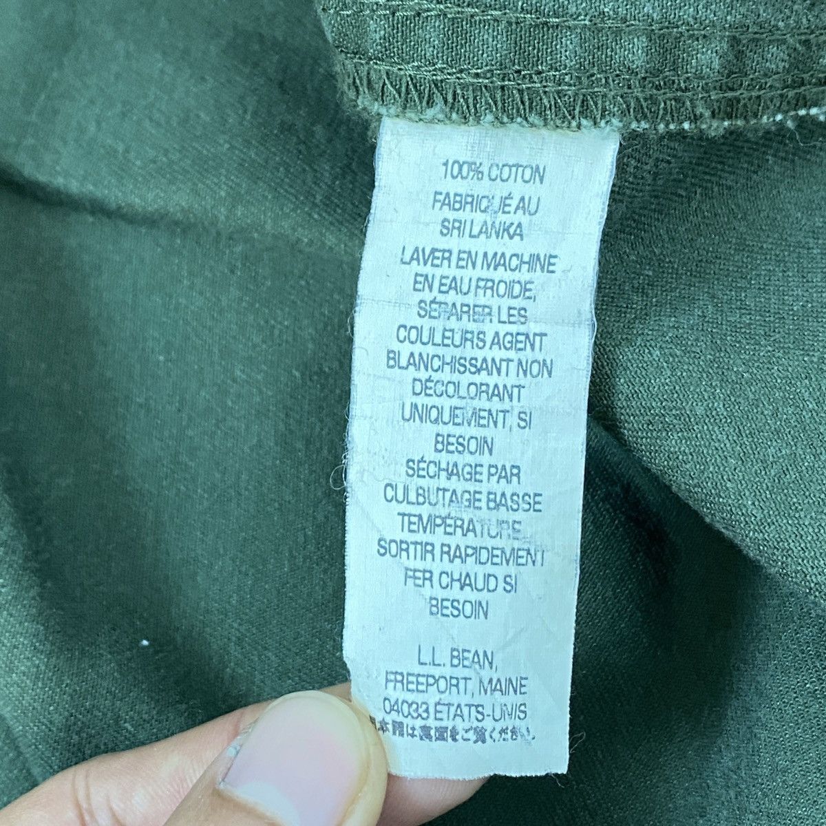 L.L. Bean Chore Military Jacket