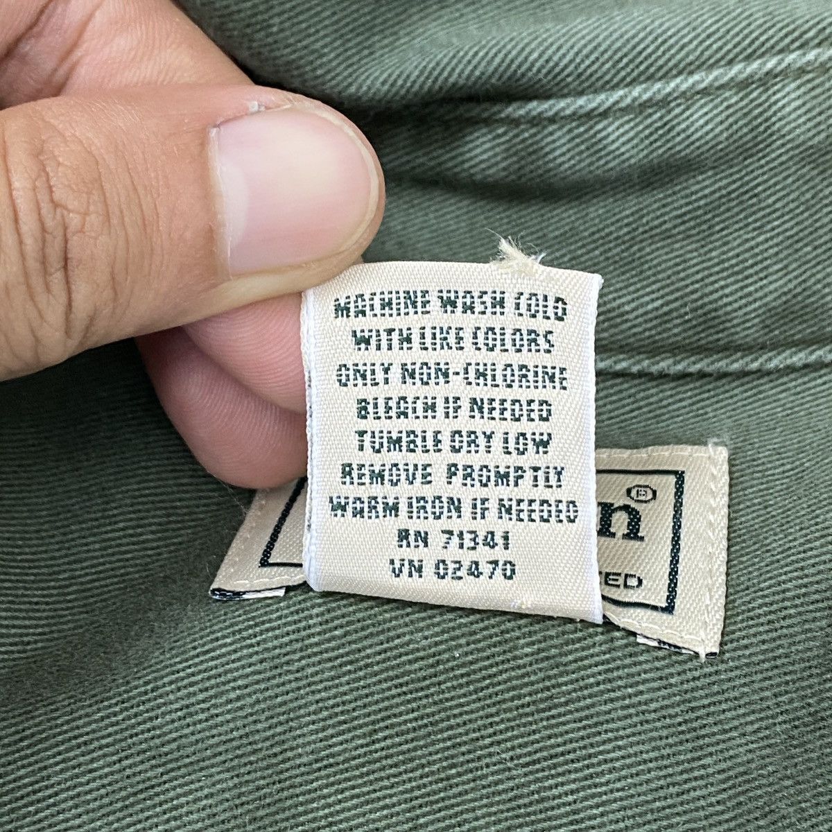 L.L. Bean Chore Military Jacket
